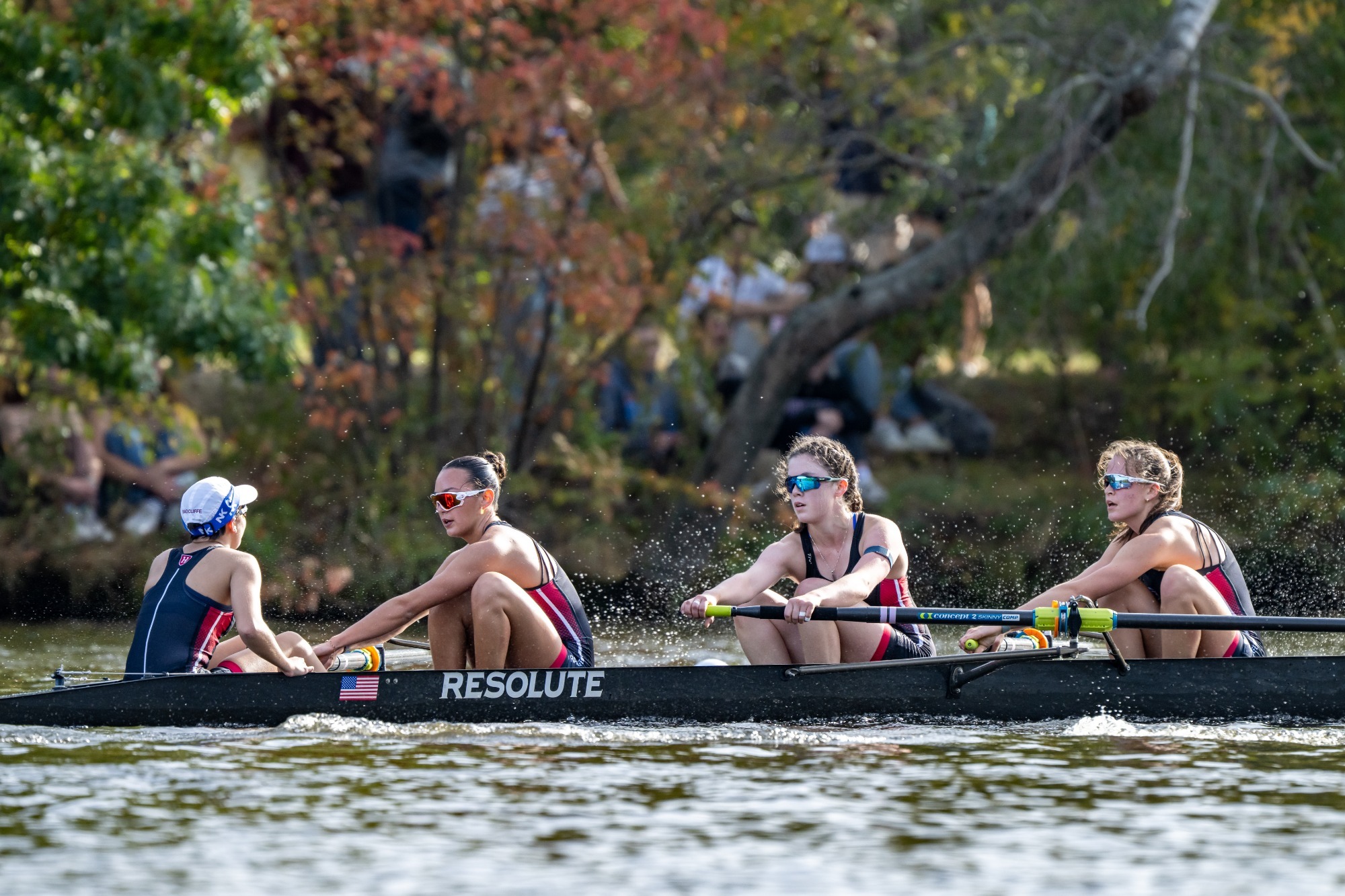 Stella Sweitzer and Kiera Mariko Dwan row at the 2025 HOCR.