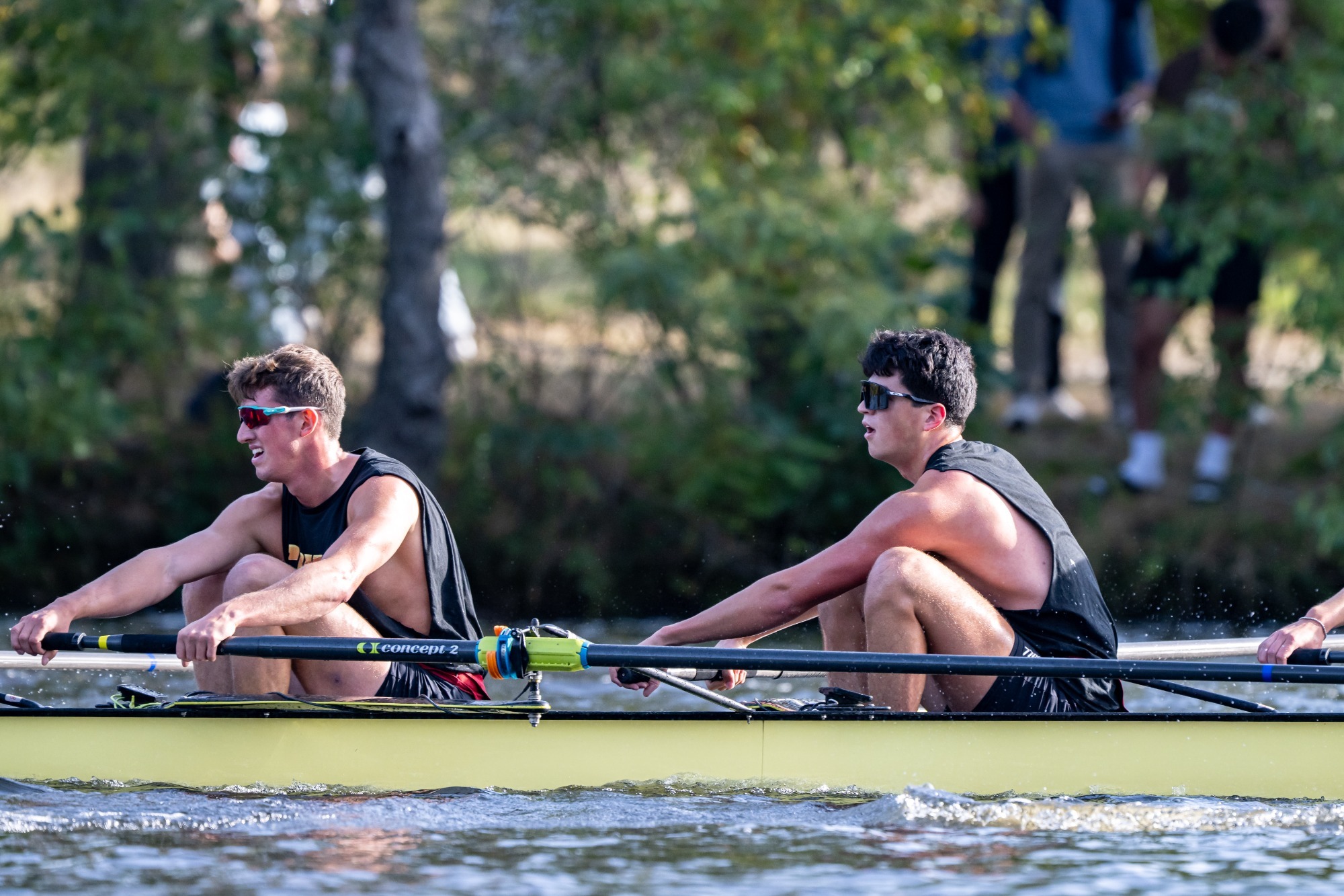 Owen Finnerty and Marcus Chung row in the 2025 HOCR.