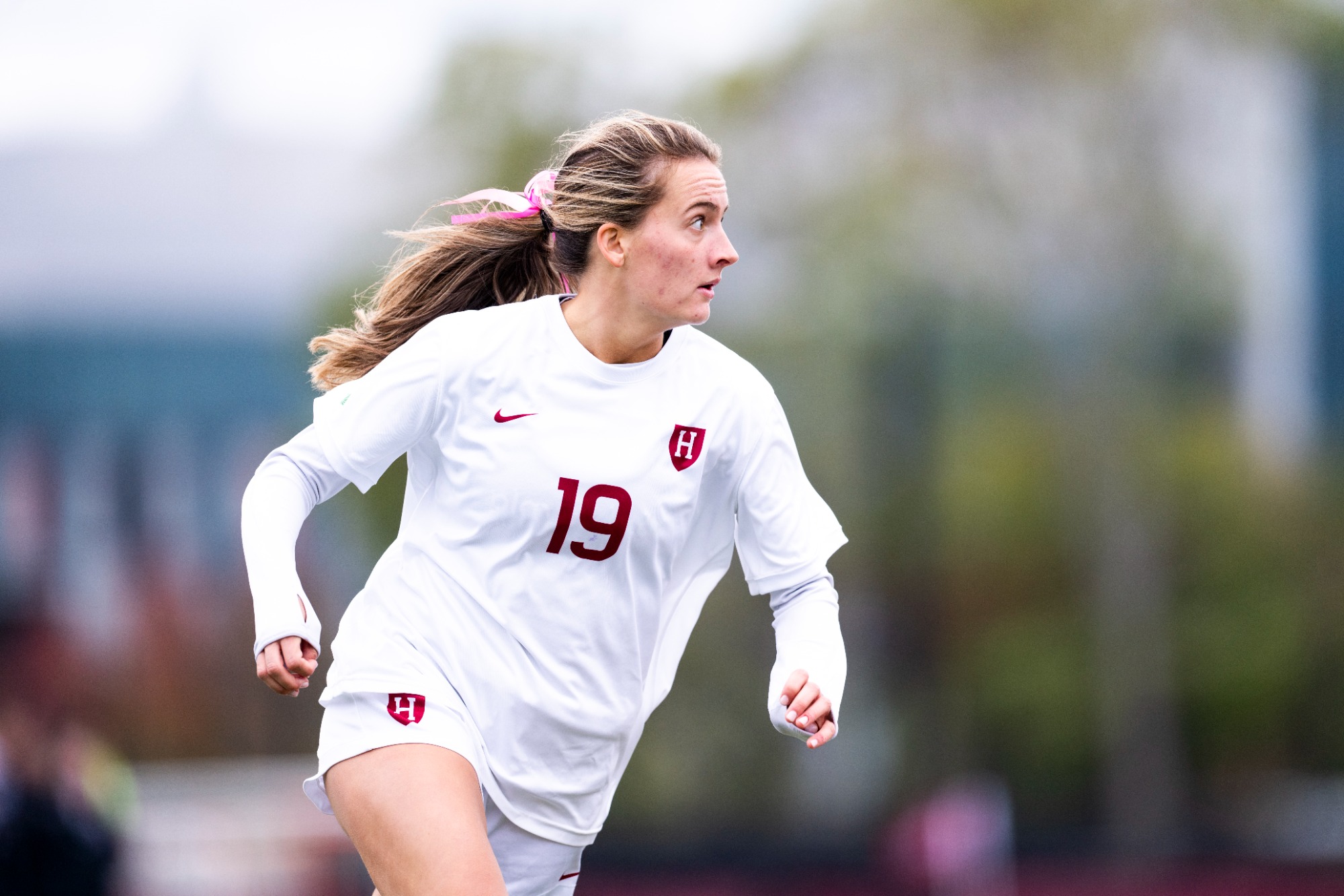 Harvard Women's Soccer's Anna Rayhill in action on October 17, 2026.