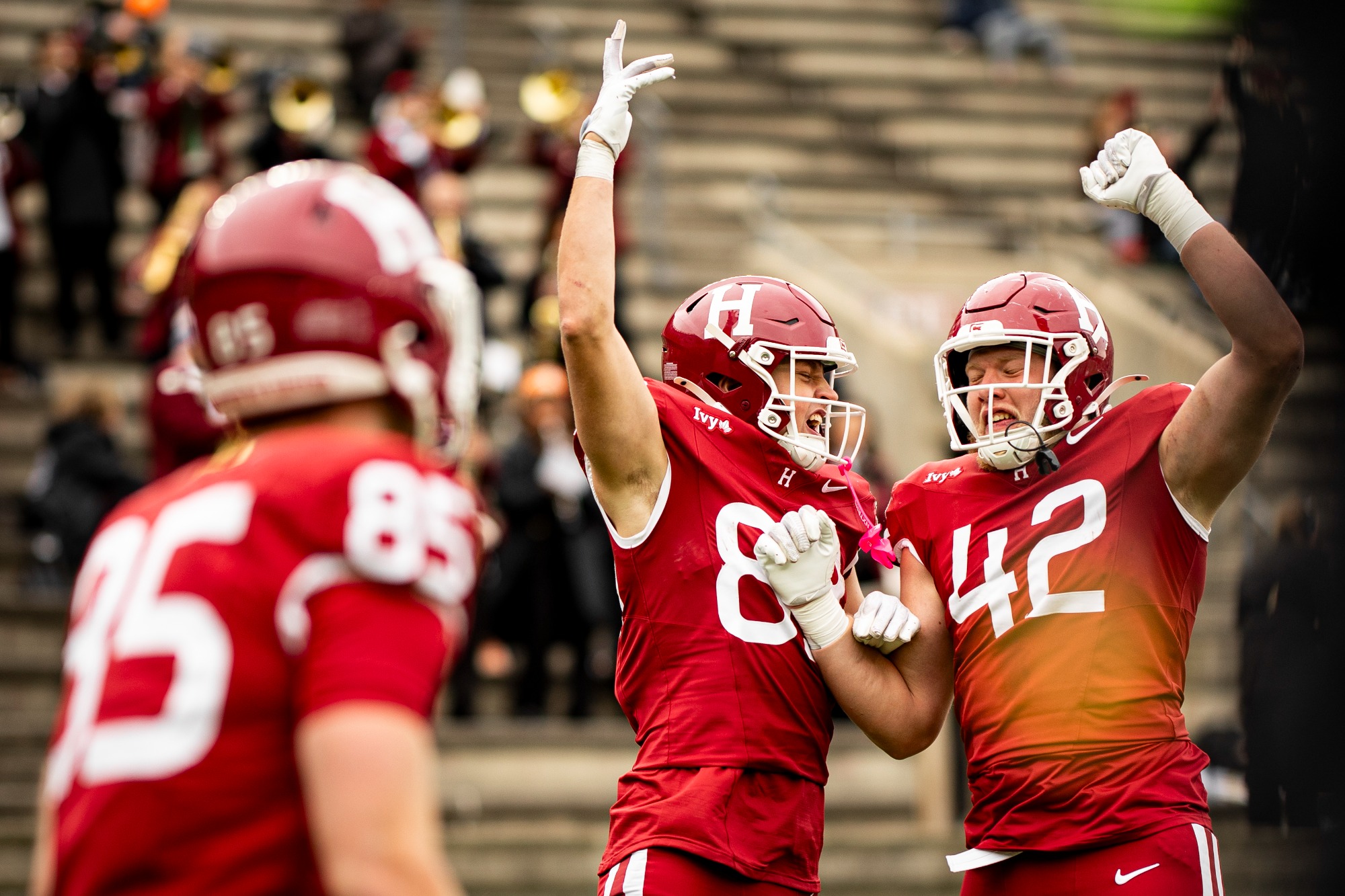 Football Beats Holy Cross 30-7 at Harvard Stadium
10/17/2026