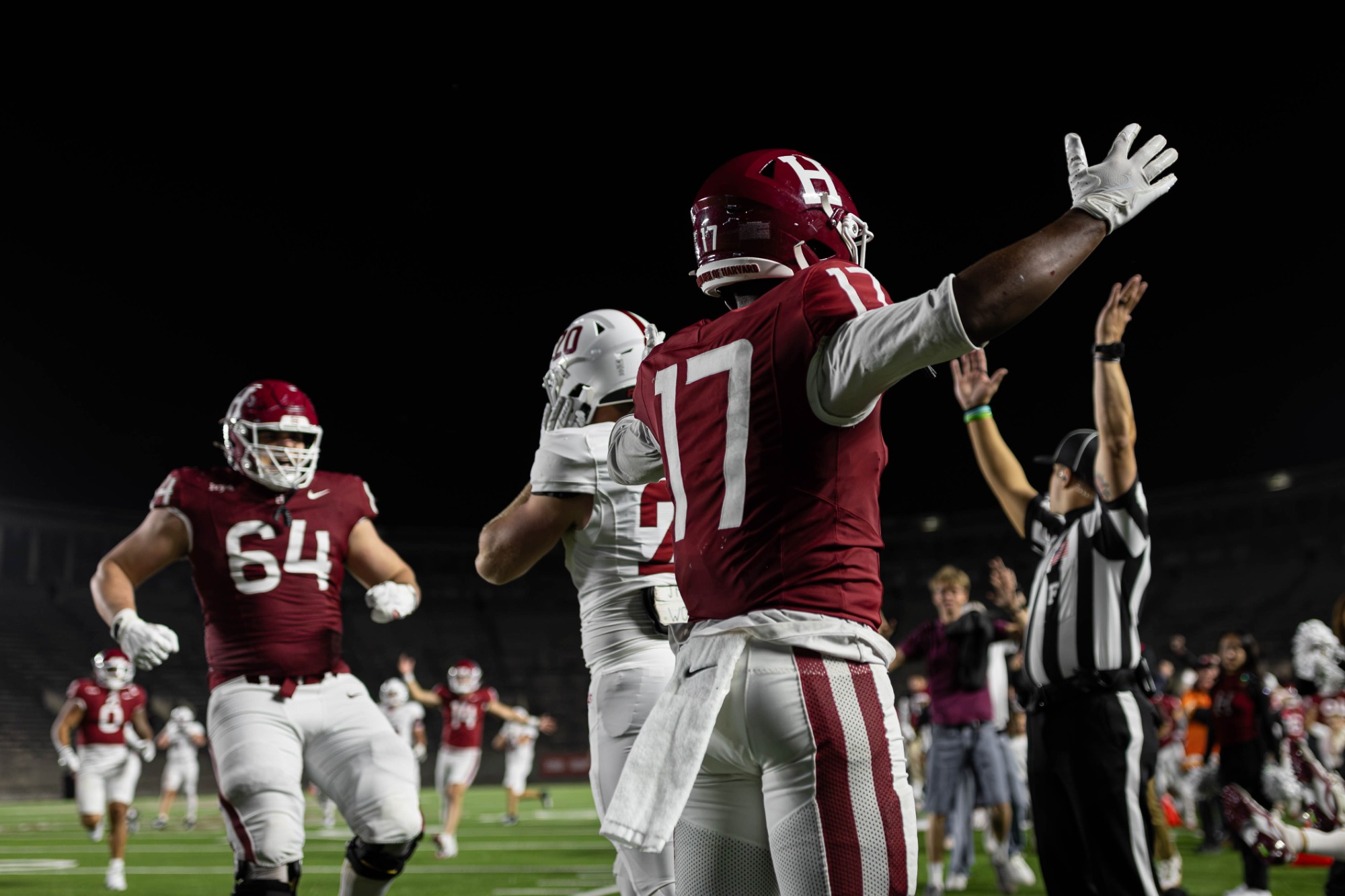 Harvard Football defeats No. 20 Colgate in a thriller.