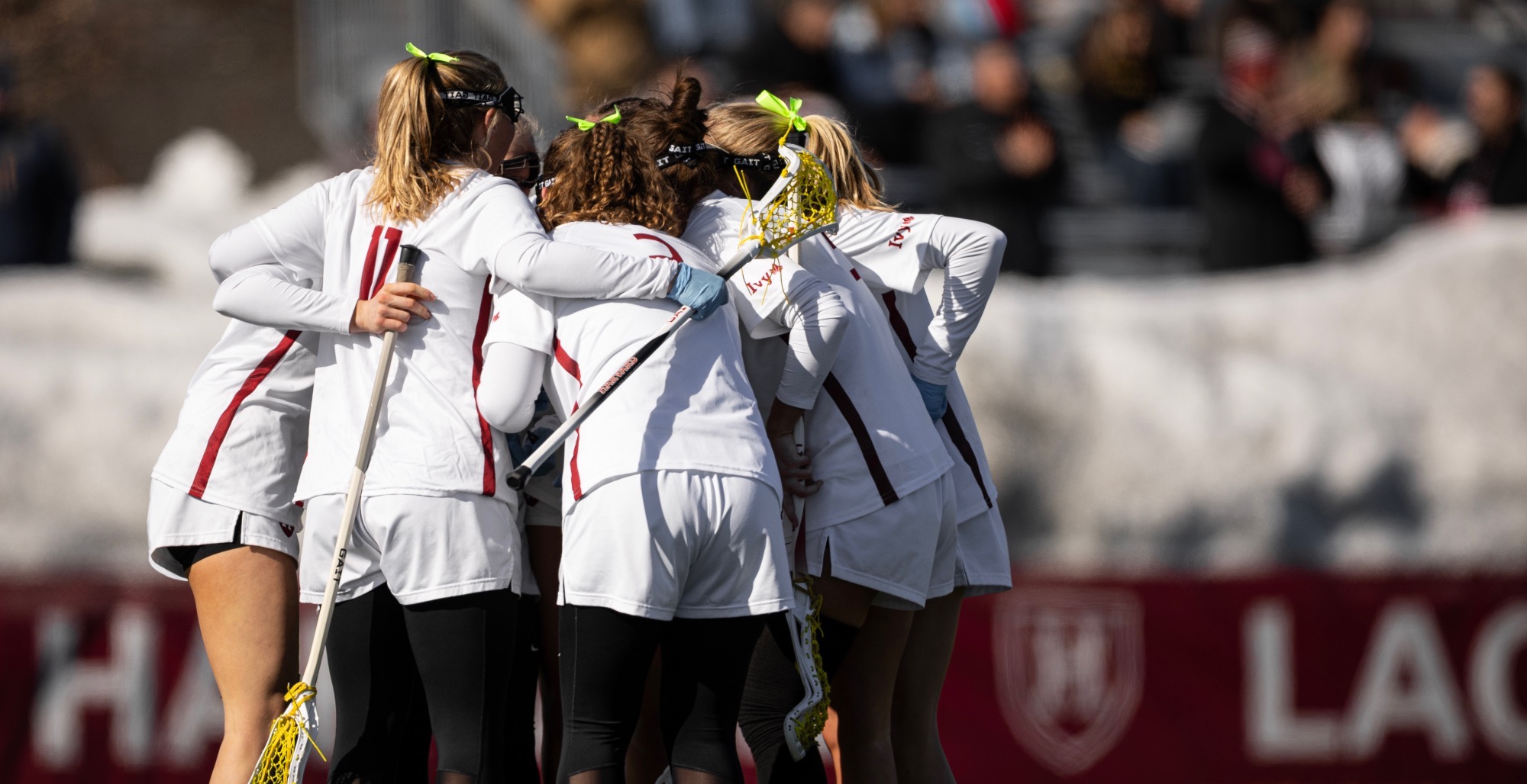 Women's Lacrosse Huddle
