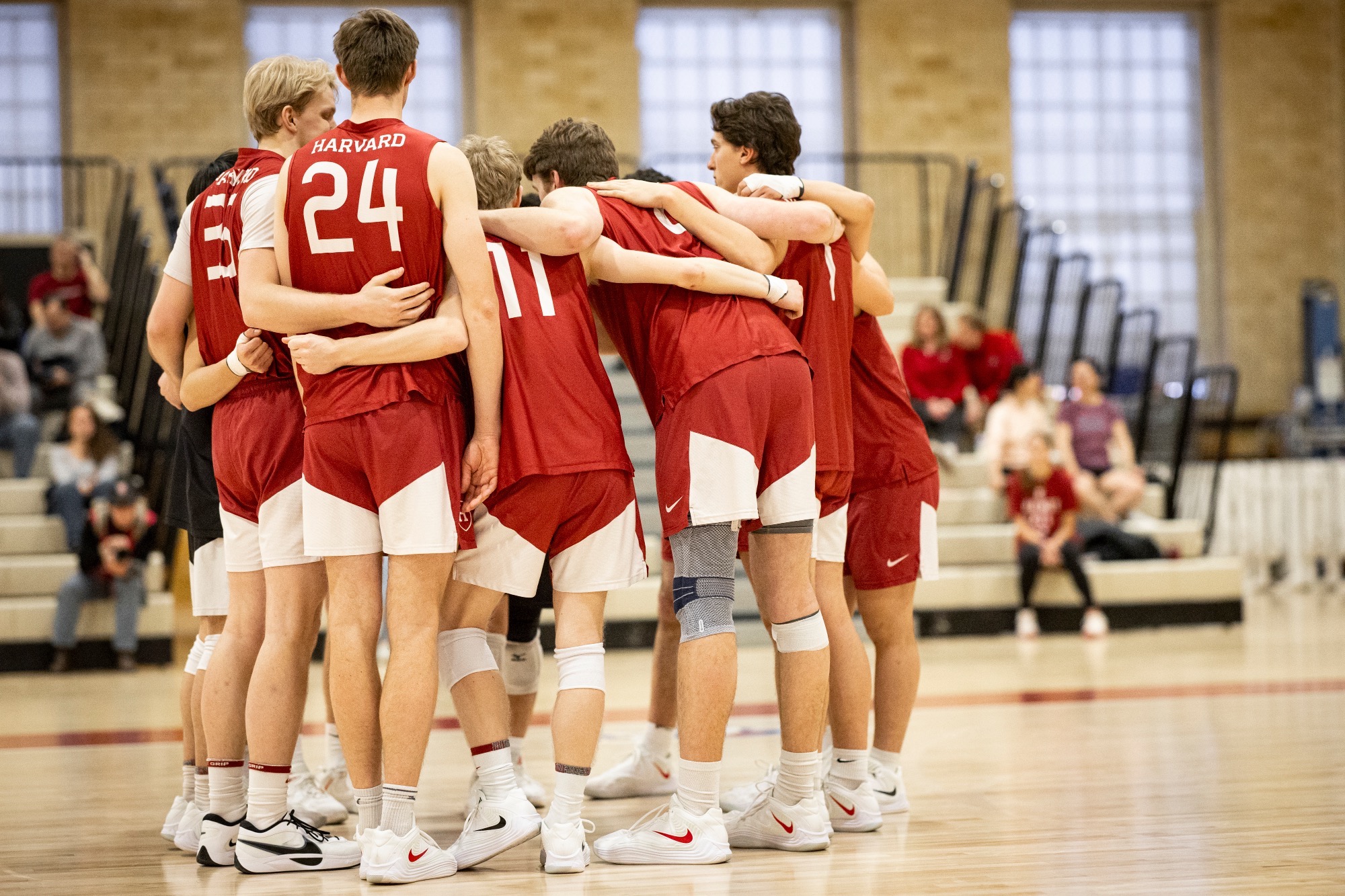 Mens Volleyball Huddle