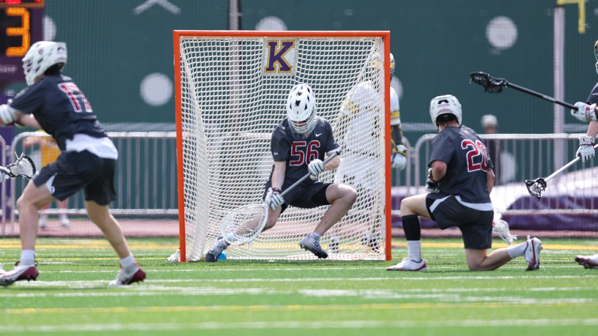 Graham Stevens Making a Save