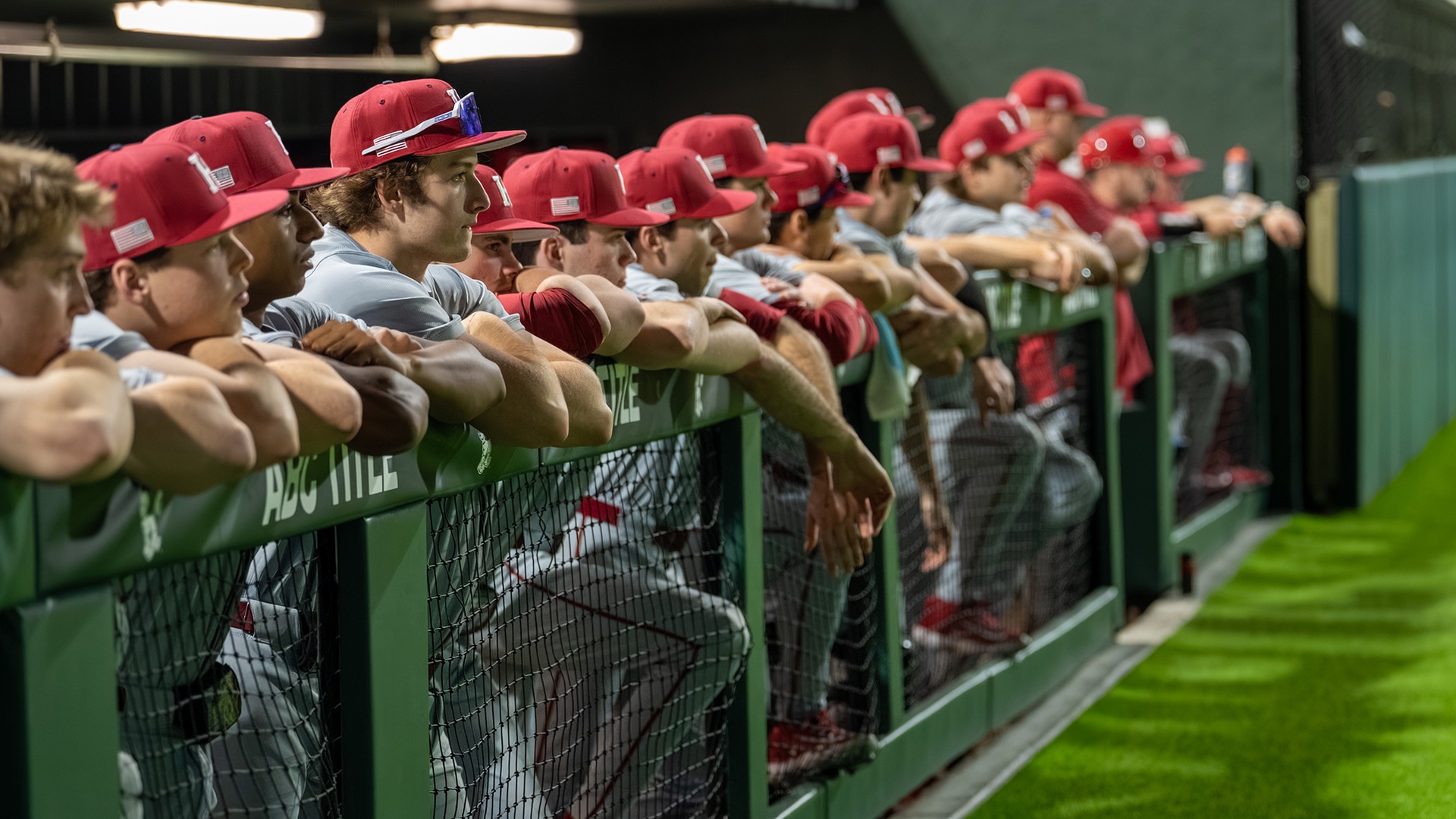 Team in Dugout