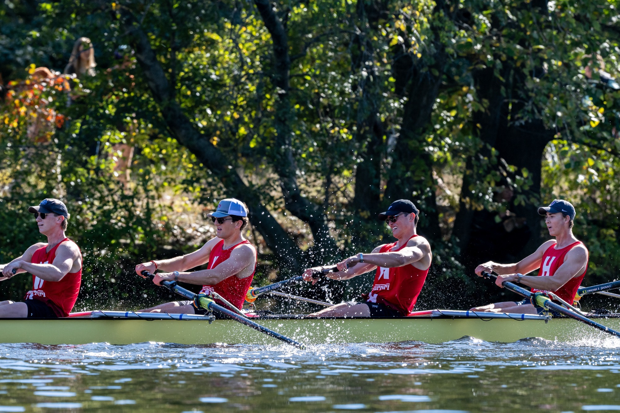 Men's heavyweight rowing at the 2025 Head of the Charles.