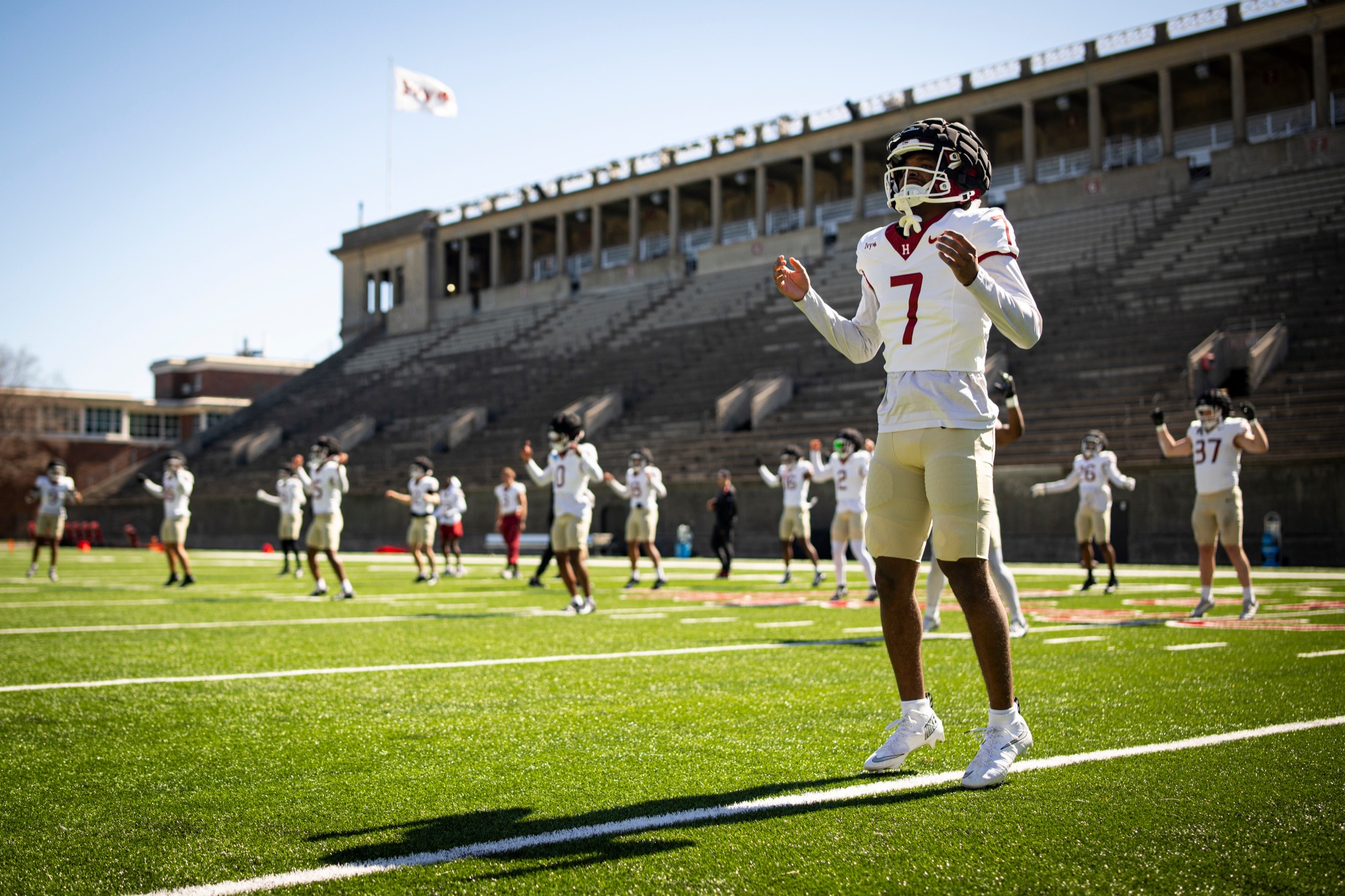 Harvard Football spring game