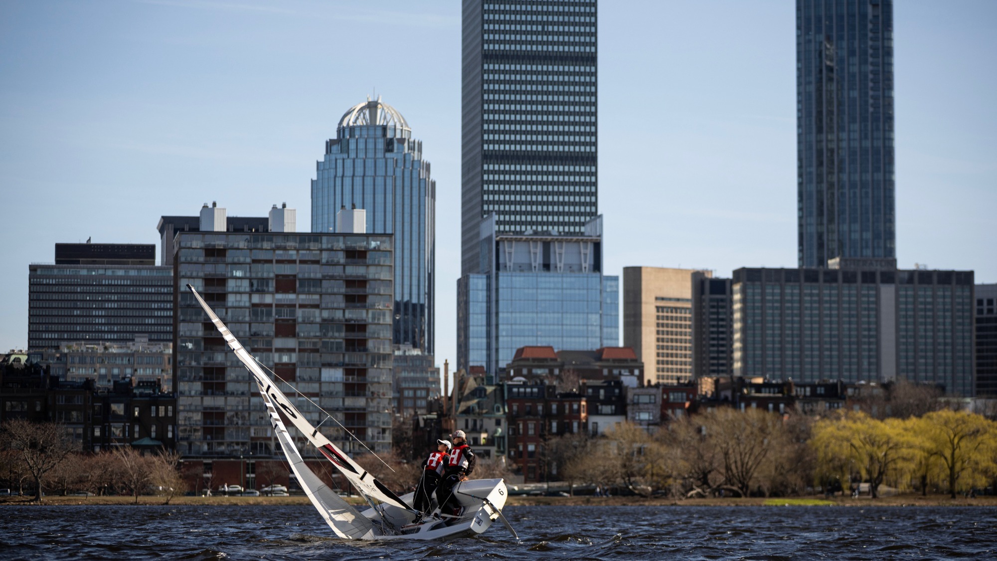 Harvard Sailing on the Charles River