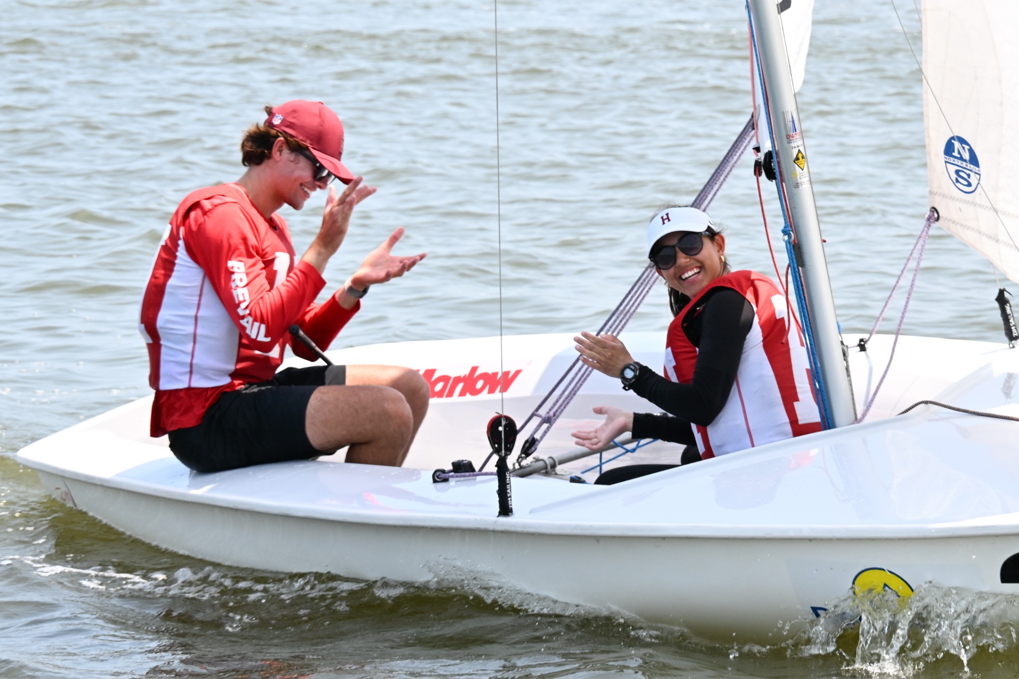 Harvard Sailing at ICSA Open Team Race National Championship (Parker Waters)