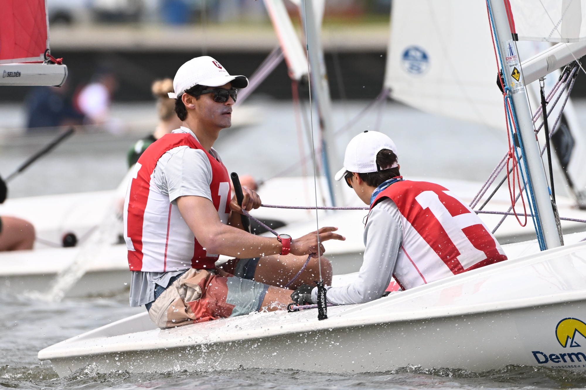 Harvard Sailing at ICSA Open Team Race National Championship (Parker Waters)