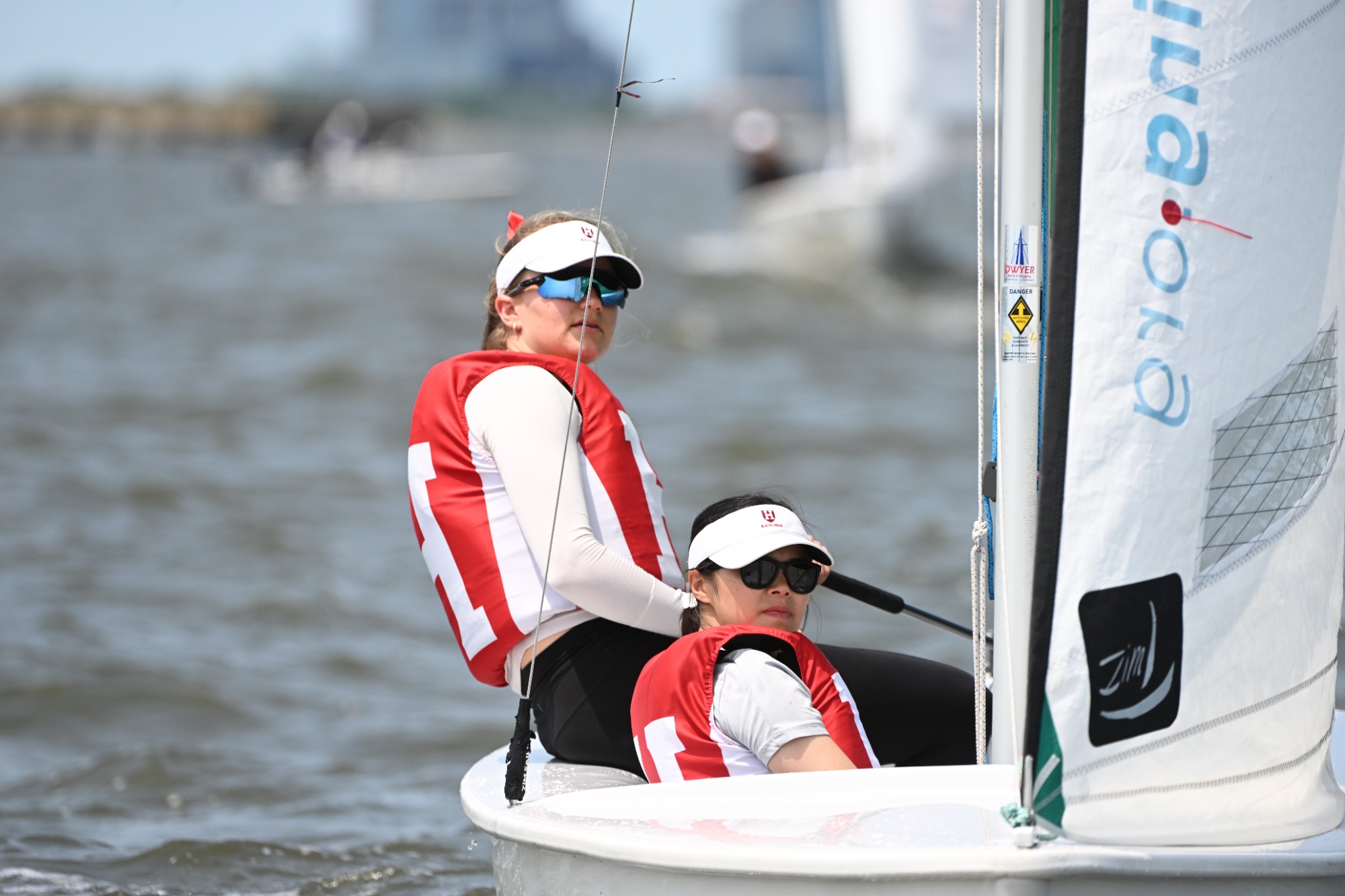 Harvard Sailing at ICSA Women's Team Race Nationals (Parker Waters)