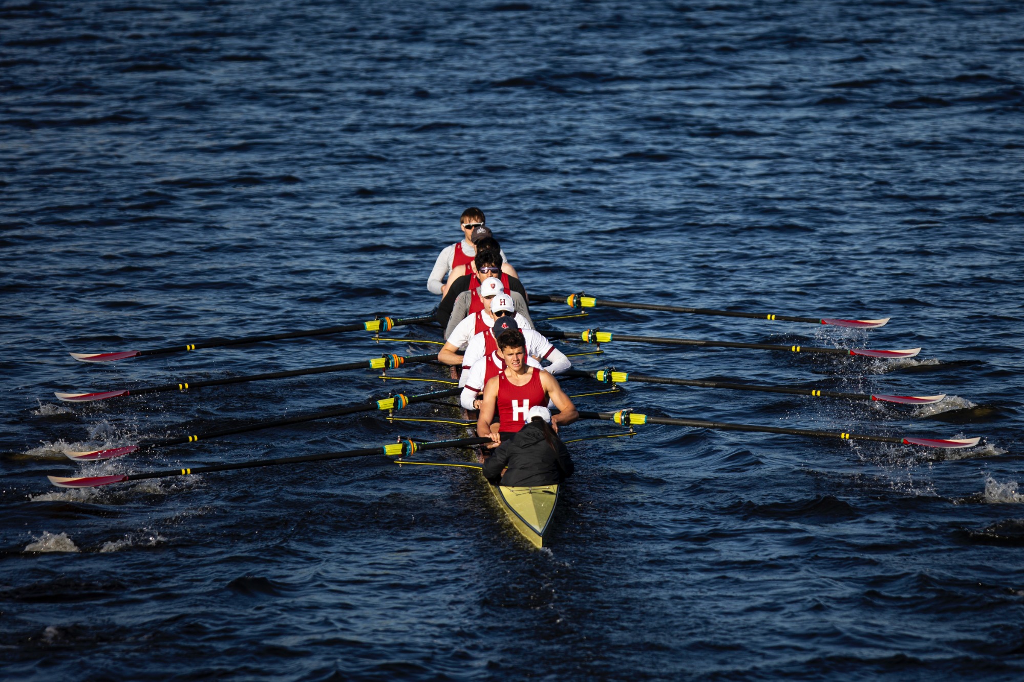 April 28, 2026, Boston, MA: The Smith Cup between the Harvard Crimson and the Northeastern Huskies on the Charles River, in Boston Massachusetts Tuesday, April 28, 2026. (Photo Credit Aiden Shertzer/Harvard Athletics)