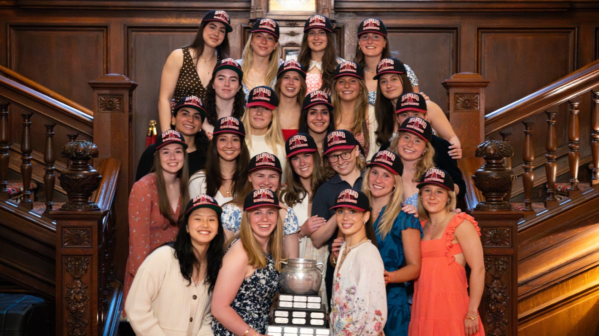 Women's Hockey Team at the Annual Banquet