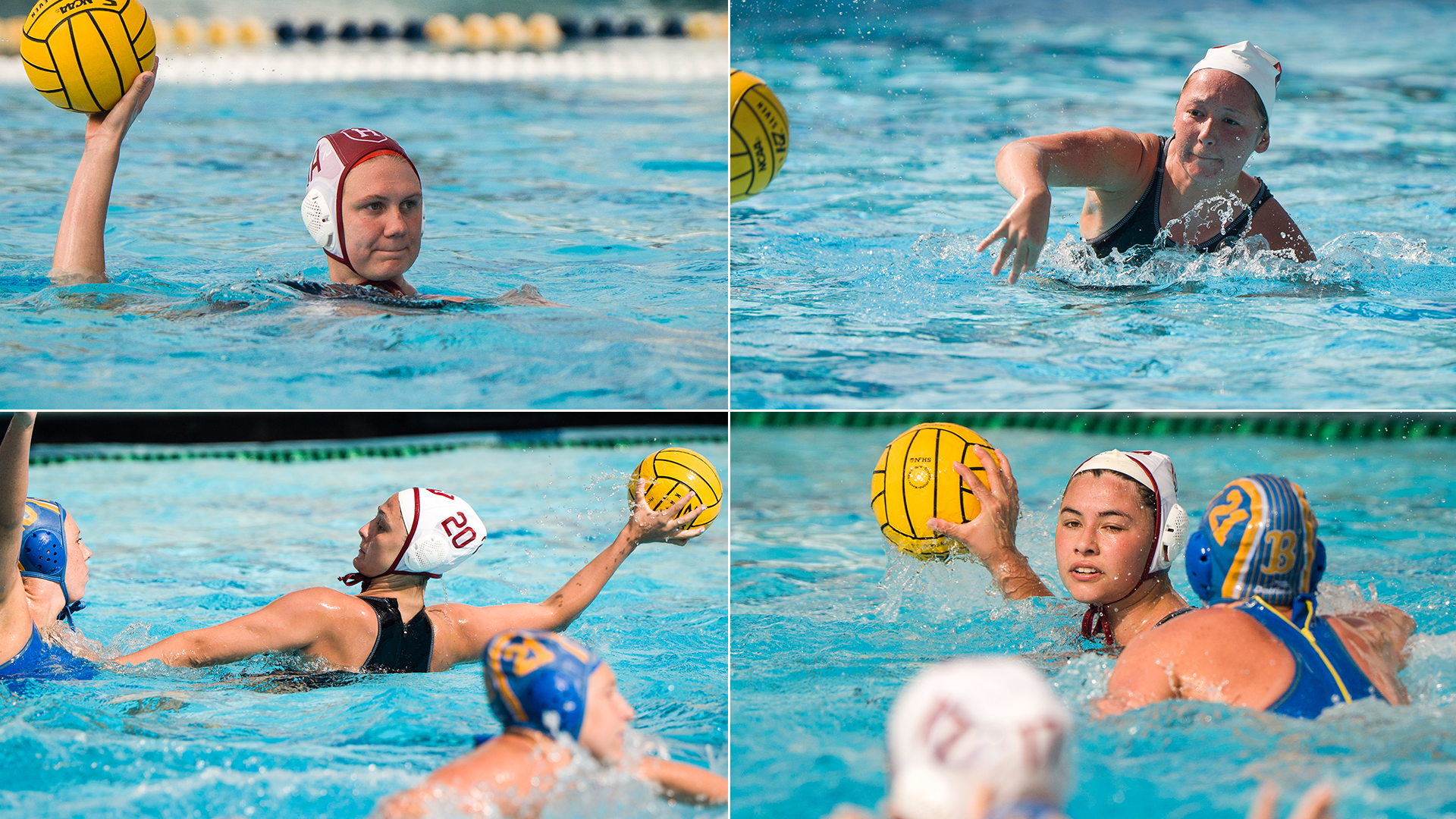 2026 Women's Water Polo All-Americans: Orli Cooper, Maya O'Dea, Niki Piovan, Emma Gilbert