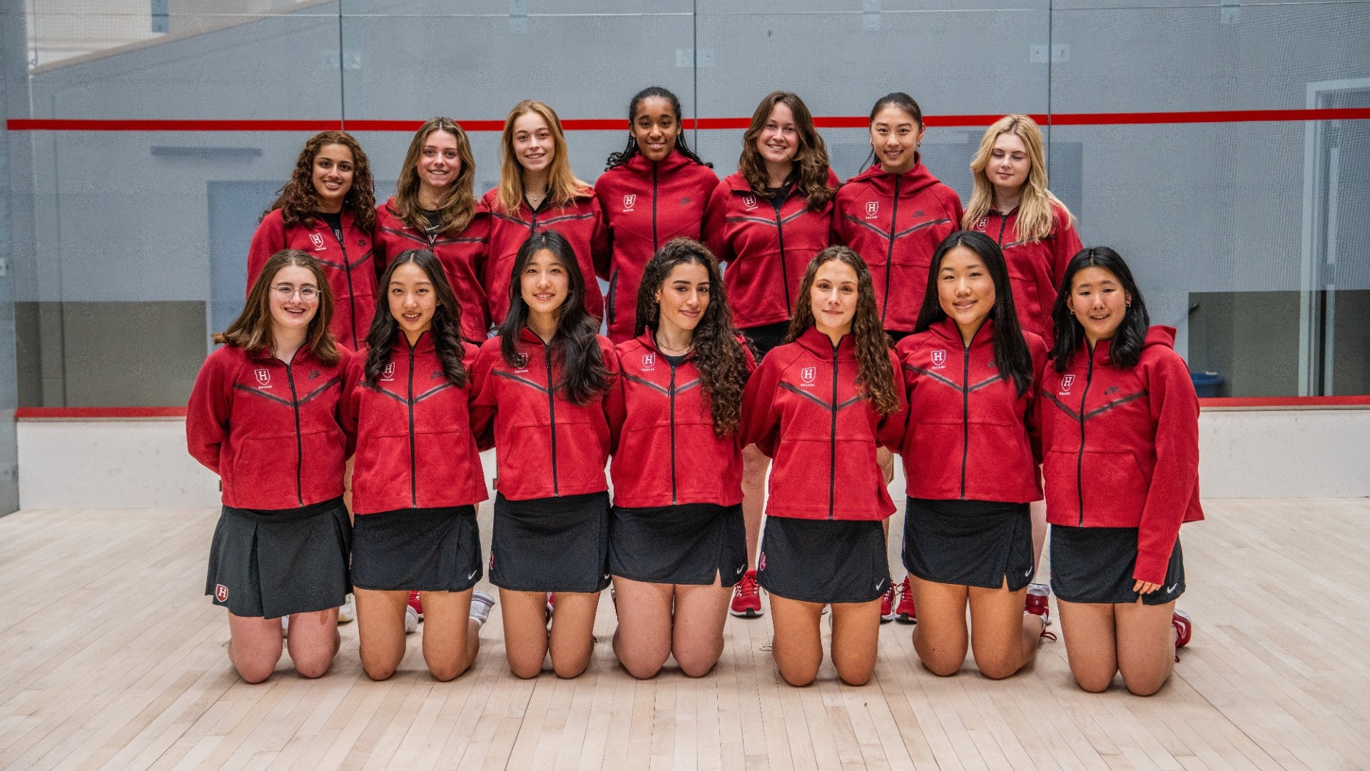 2025-26 Harvard Women's Squash Team Photo