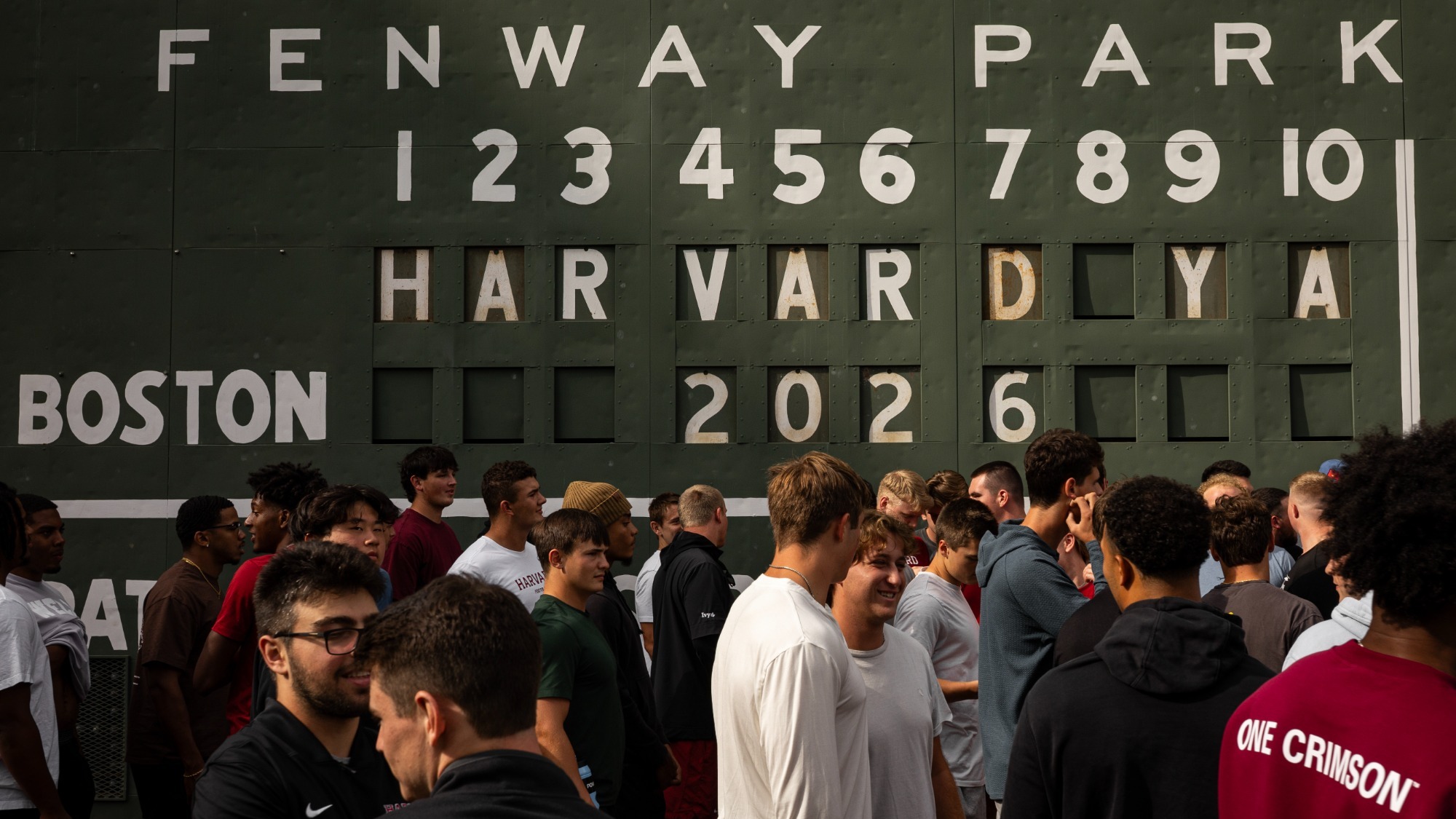 Harvard Football at Fenway Park
