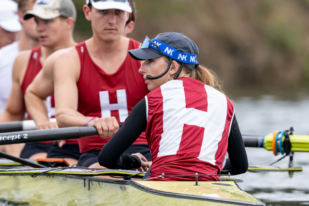 HUBC varsity eight at IRA National Championship Regatta day one.
