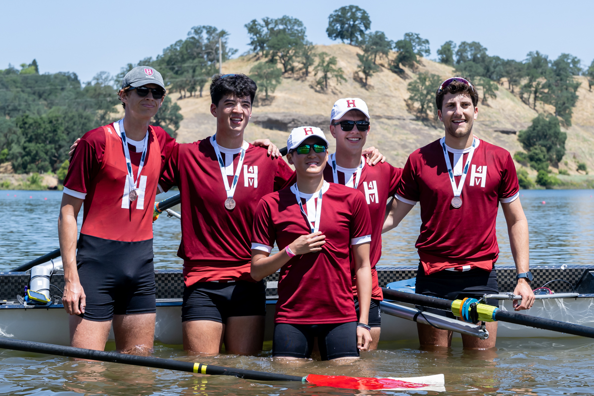 Varsity four awarded bronze medals at the IRA National Championship Regatta.