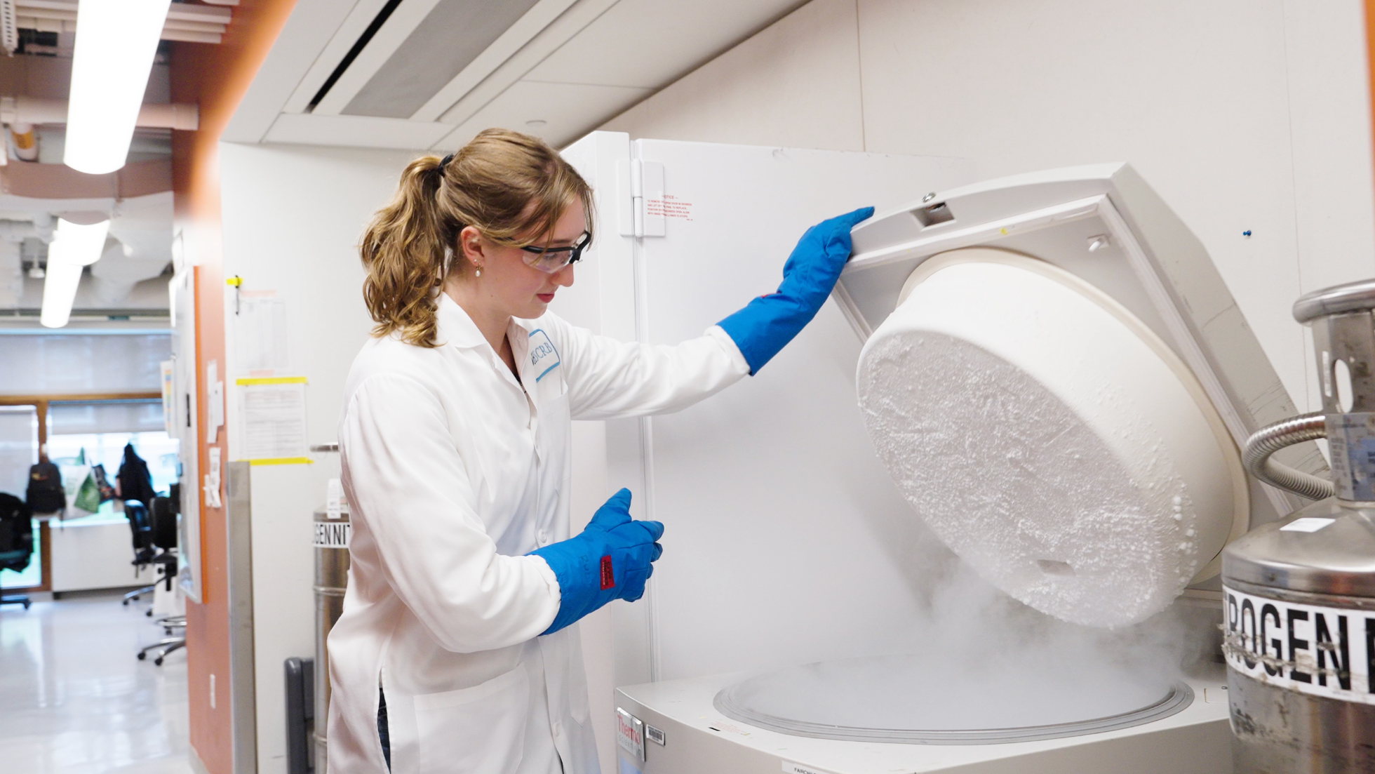 Blythe Wieclawek in the Rubin Lab