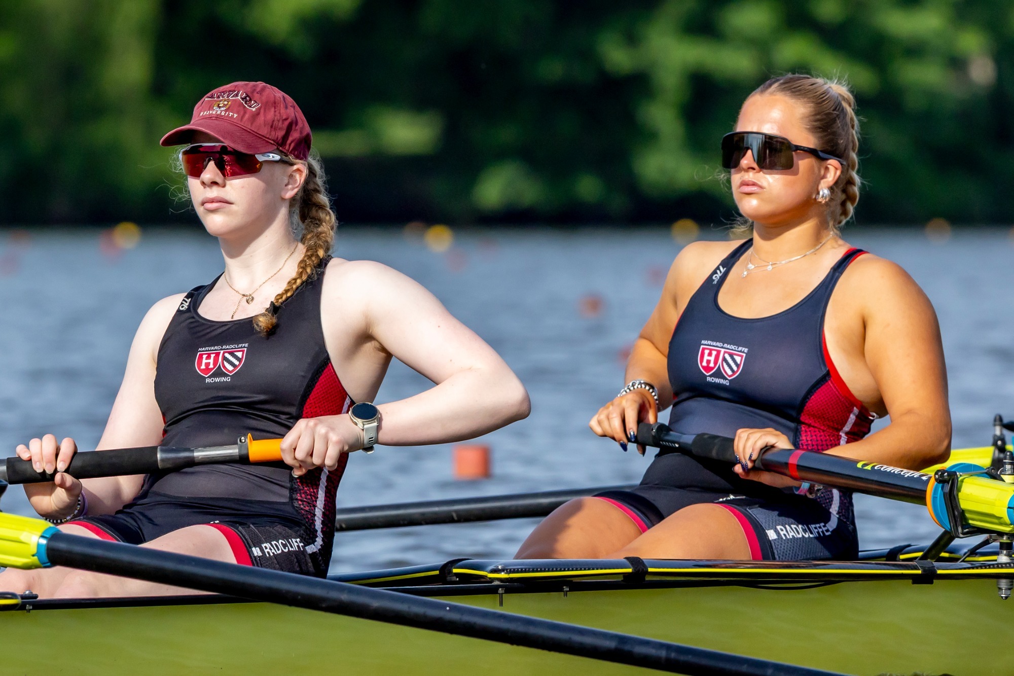 Viktoria Ekstrand and Jacqueline Stjernfeldt at the Ivy League Championship