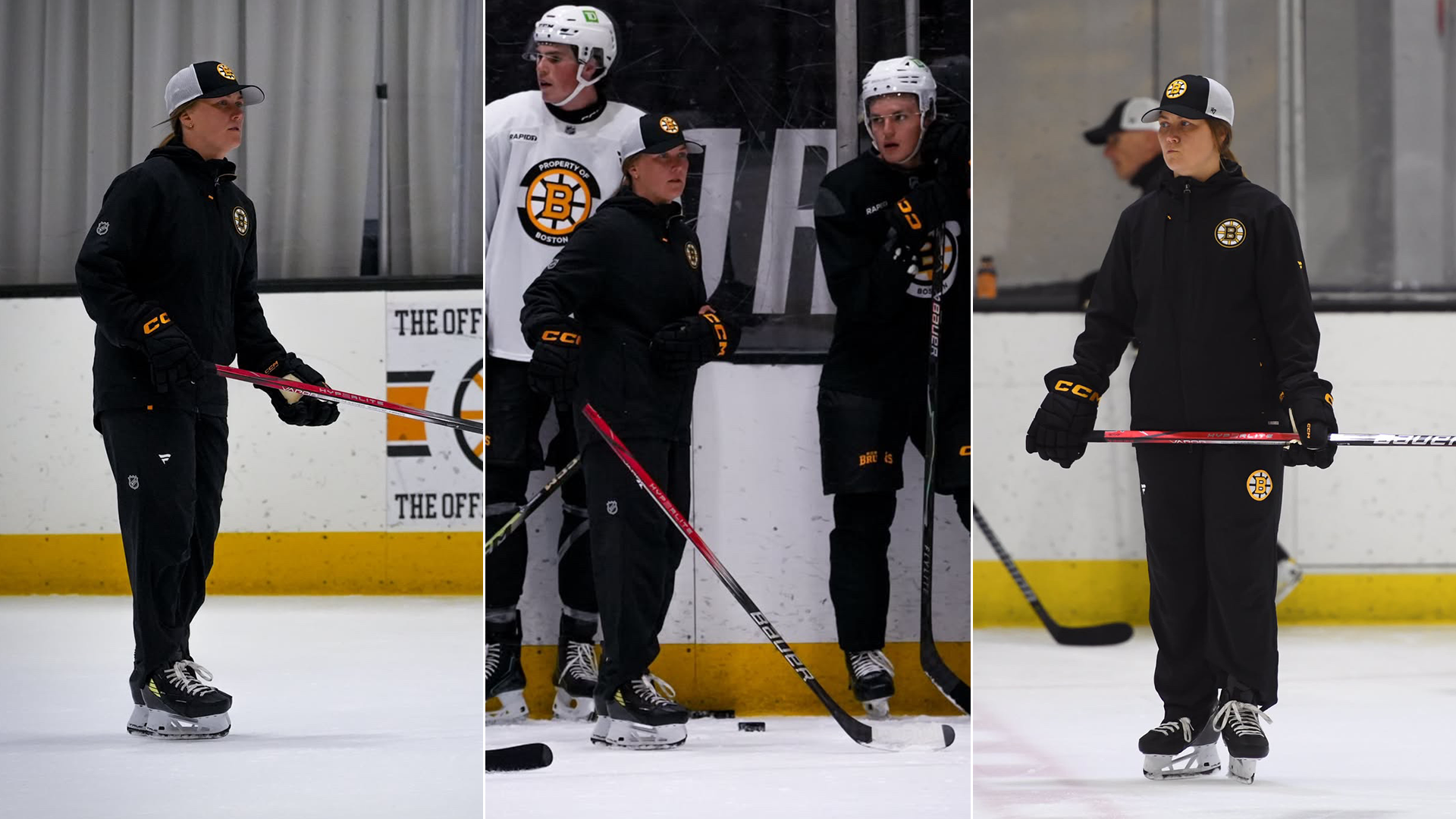 Venla Hovi at Bruins Development Camp