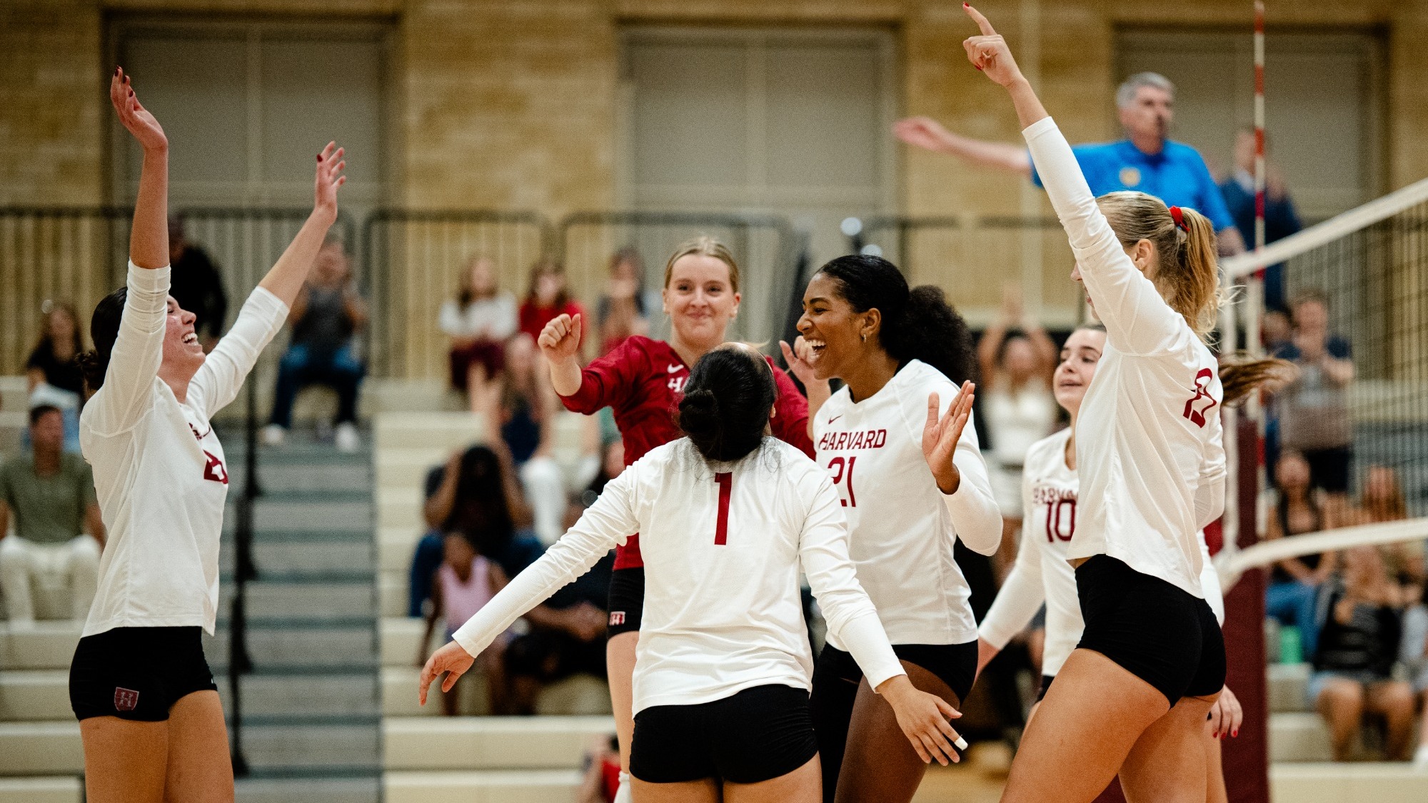 VBW celebrates vs Fairfield