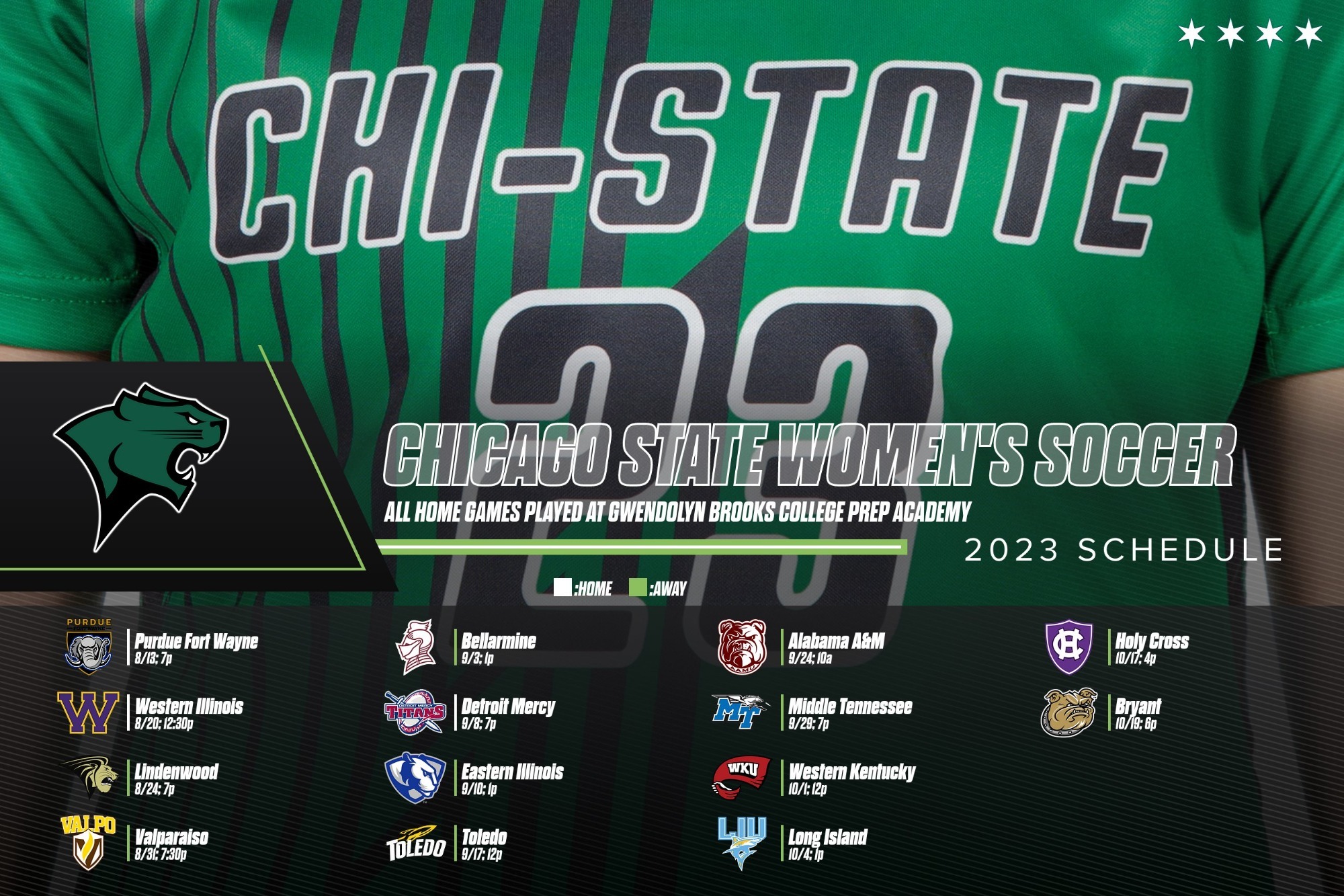 Chicago State Women’s Soccer Announces 2023 Schedule Chicago State