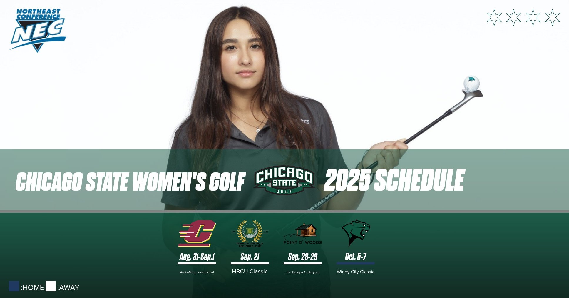 WGOLF Fall 2025 Schedule