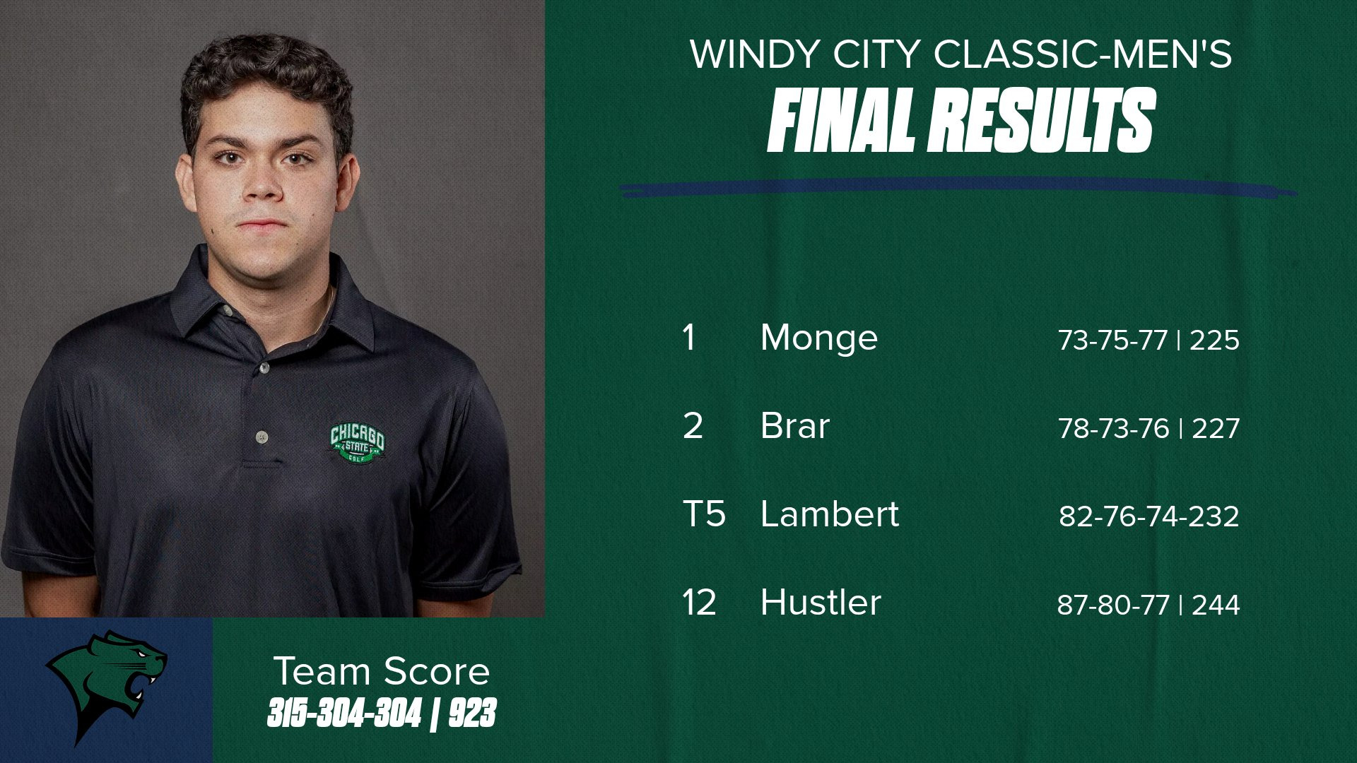 Golf Score-MENS 106