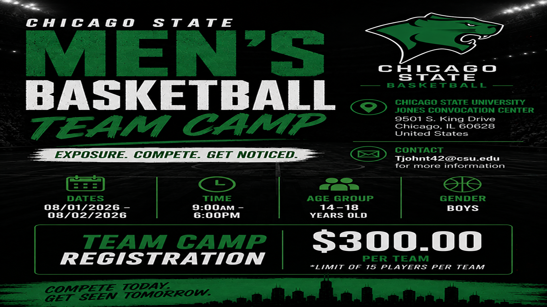 Men's Basketball Team Camp 