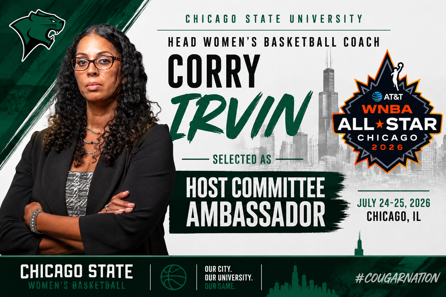 Coach Irvin WNBA 