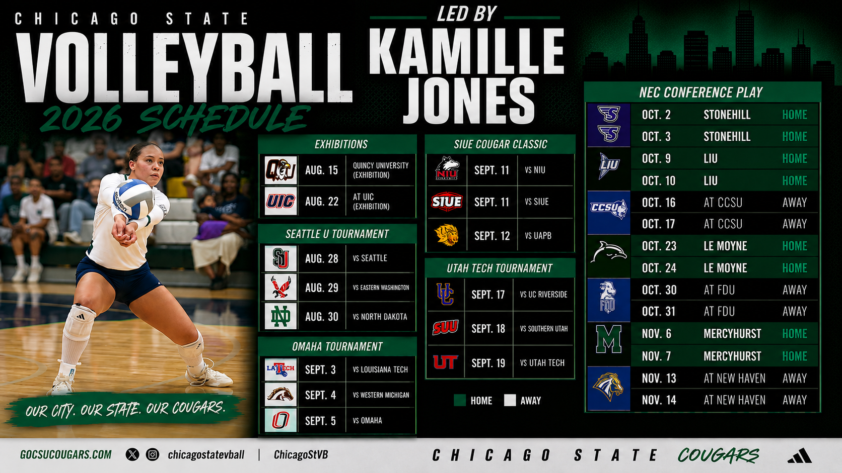 2026 Volleyball Schedule 