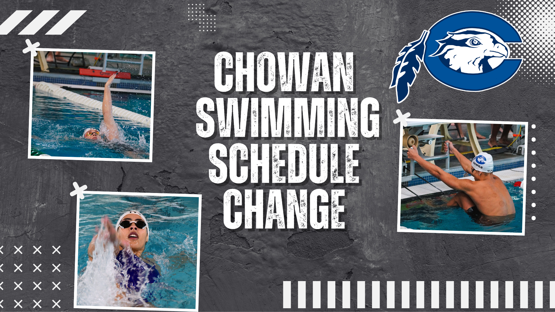 Schedule Changes Chowan Swimming