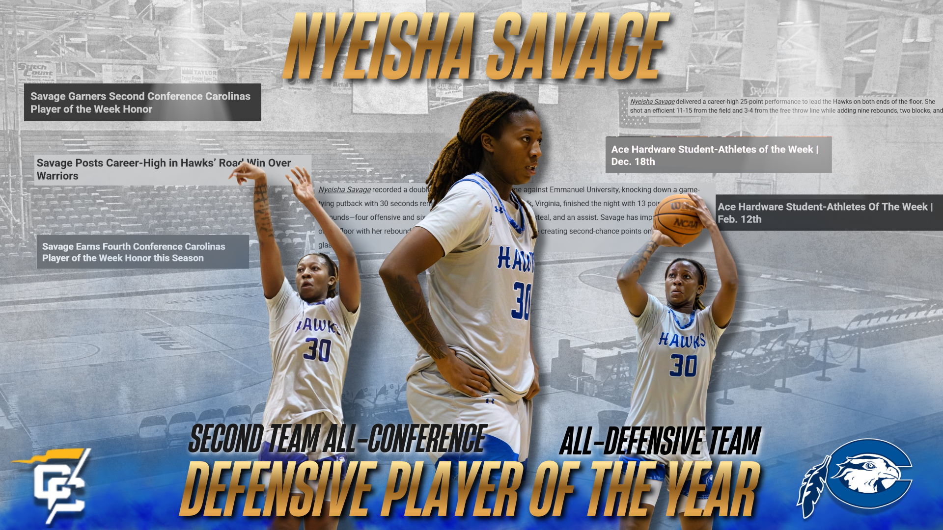 Nyeisha Savage Defensive Player of the Year