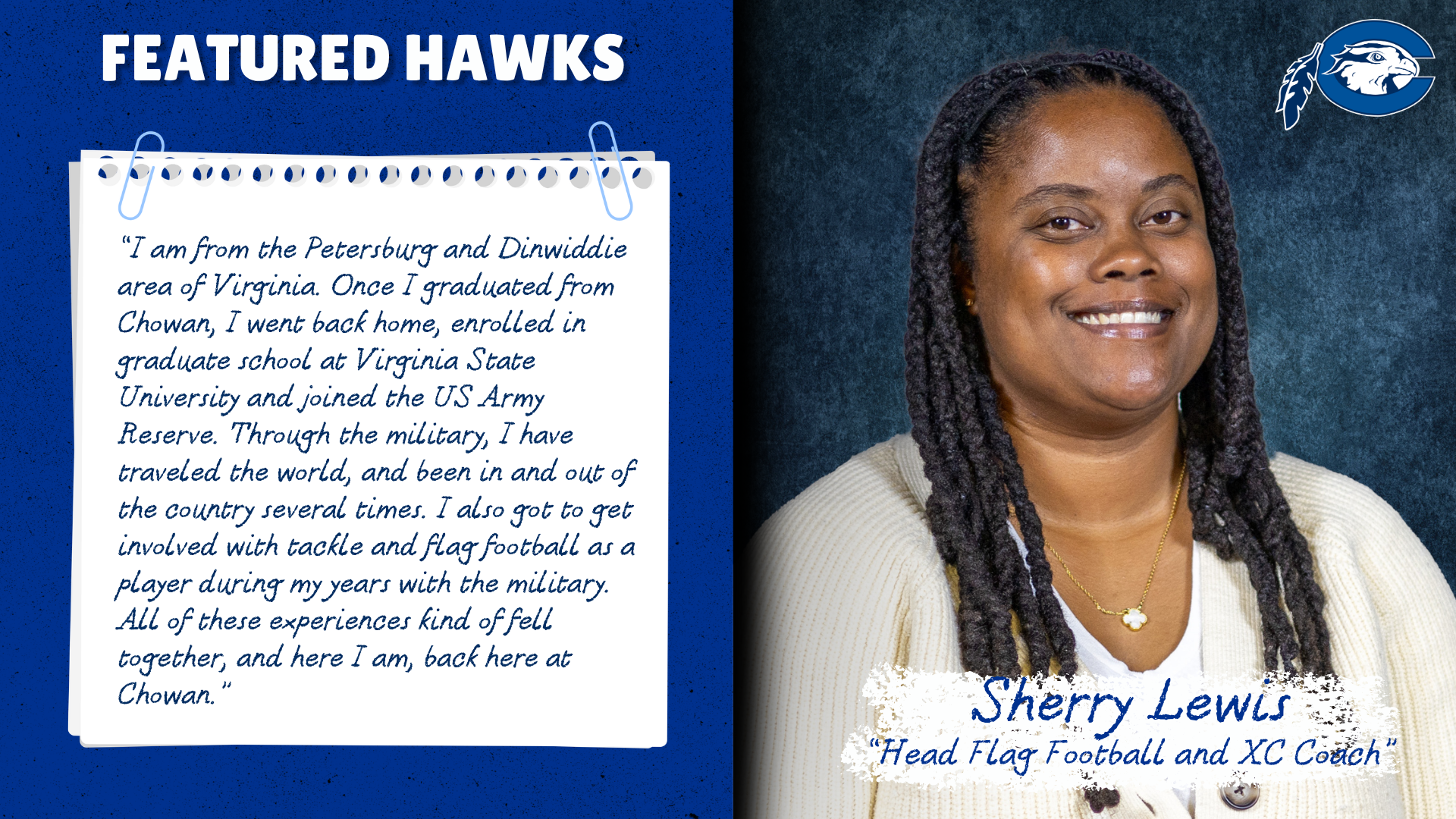 Featured Hawks Sherry Lewis