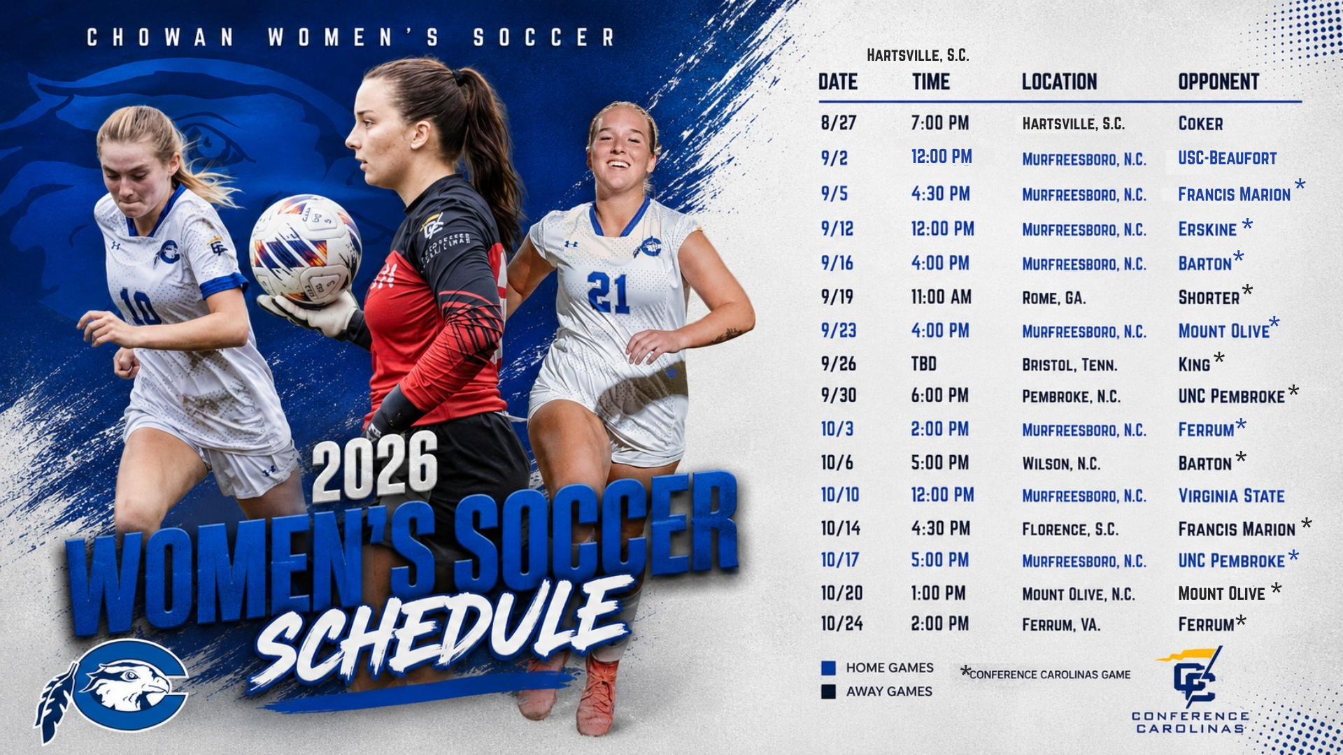WSOC Sched Graphic