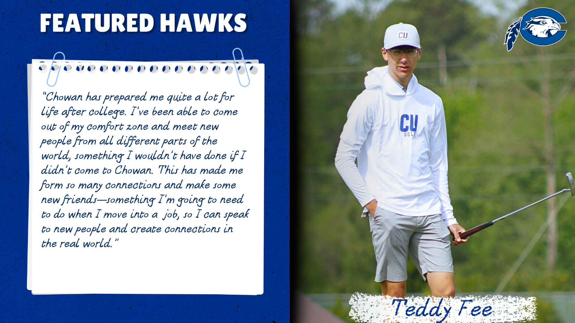 Featured Hawks Teddy Fee