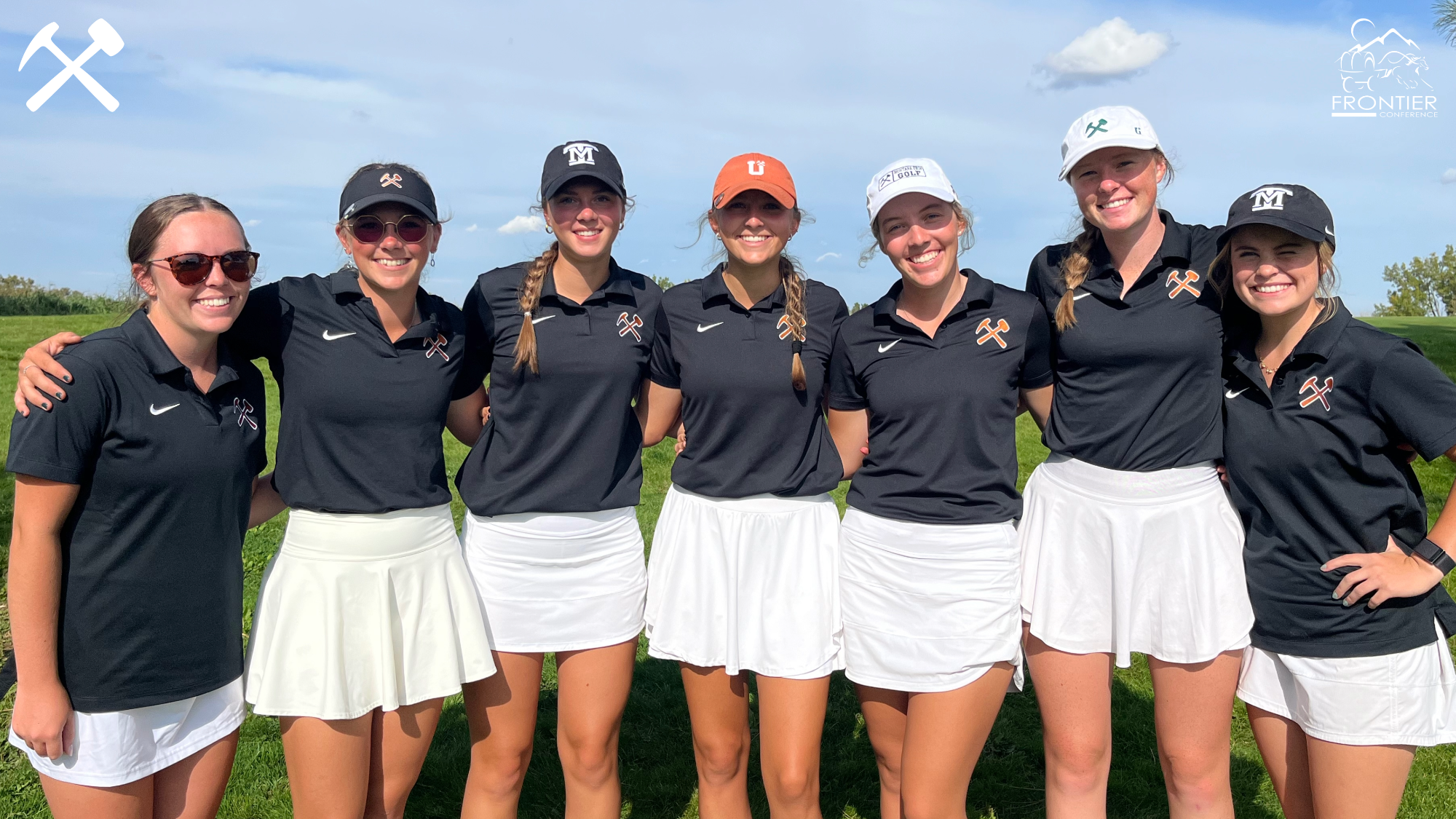 Montana Tech women's golf team photo at the Dickinson State Invitational