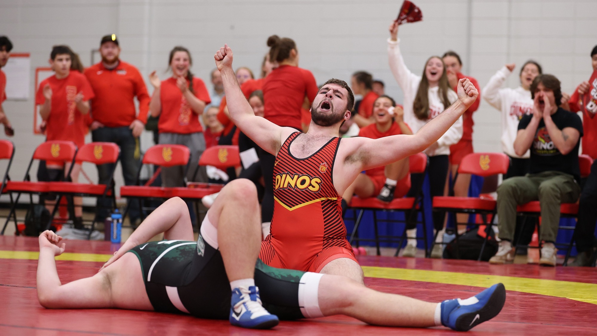 Connor Bren, pin, celebration, team