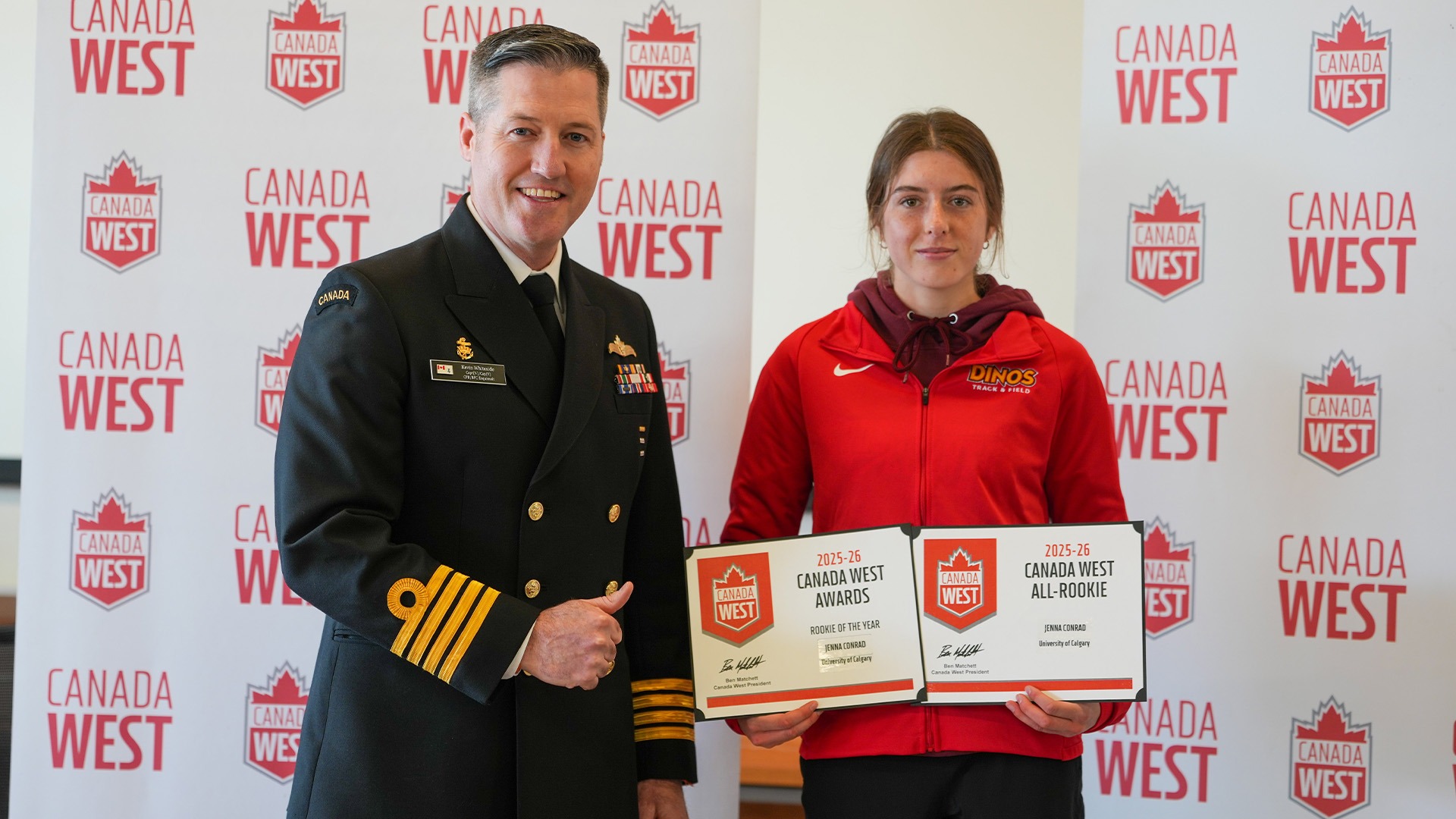 Jenna Conrad, Canada West Rookie of the Year