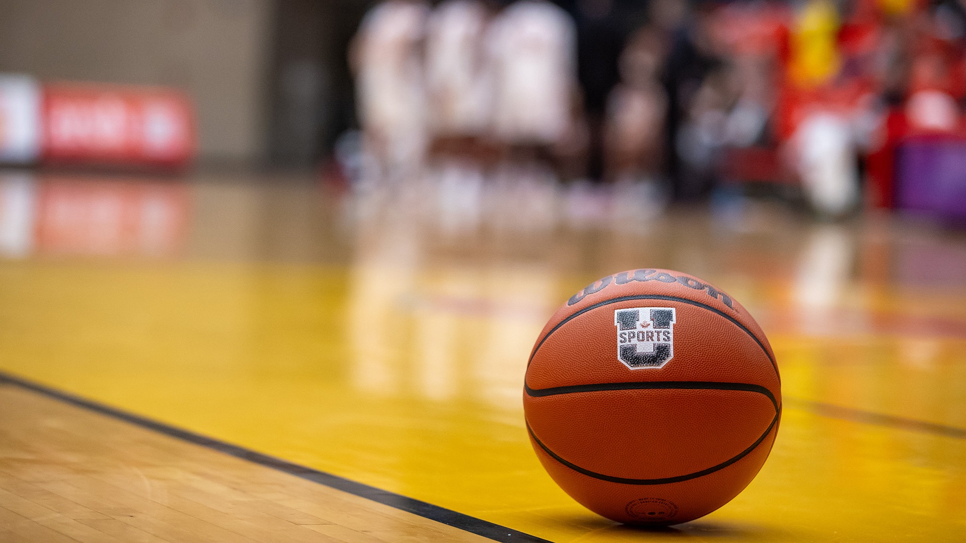 U SPORTS logo, team, gym, ball