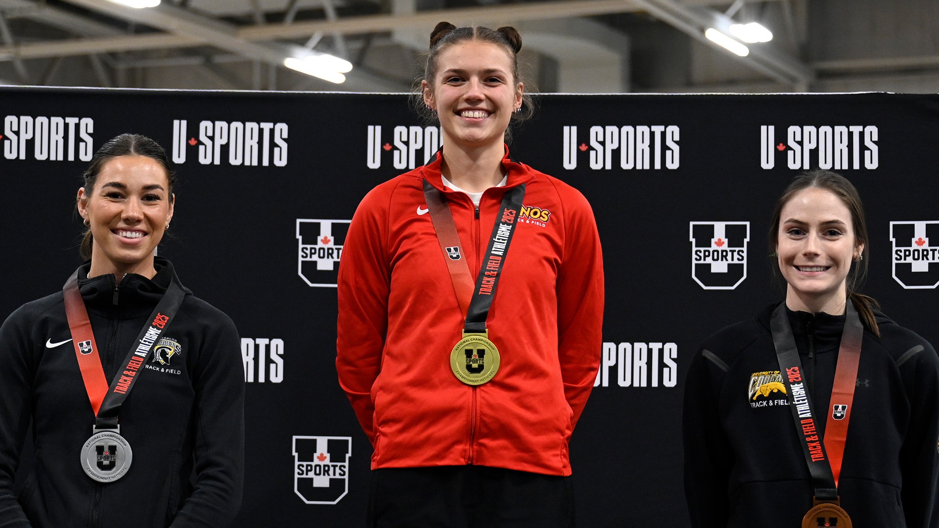 Sienna MacDonald, 2025 U SPORTS long jump gold medal, champion, podium