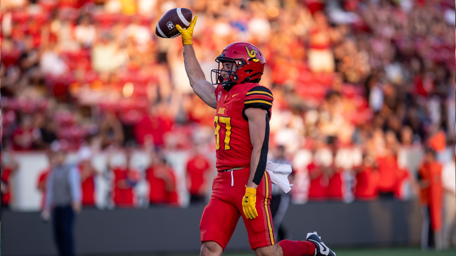 Matt Sibley, touchdown, celebration