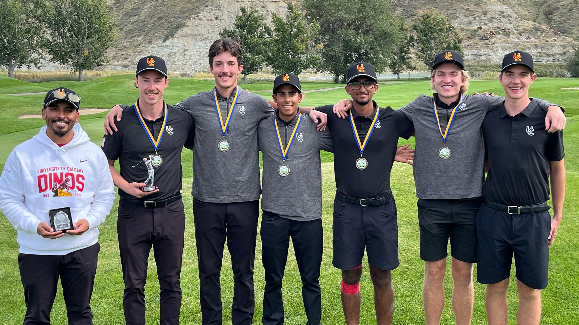 2025 Lethbridge open, men's golf, medals, win, team