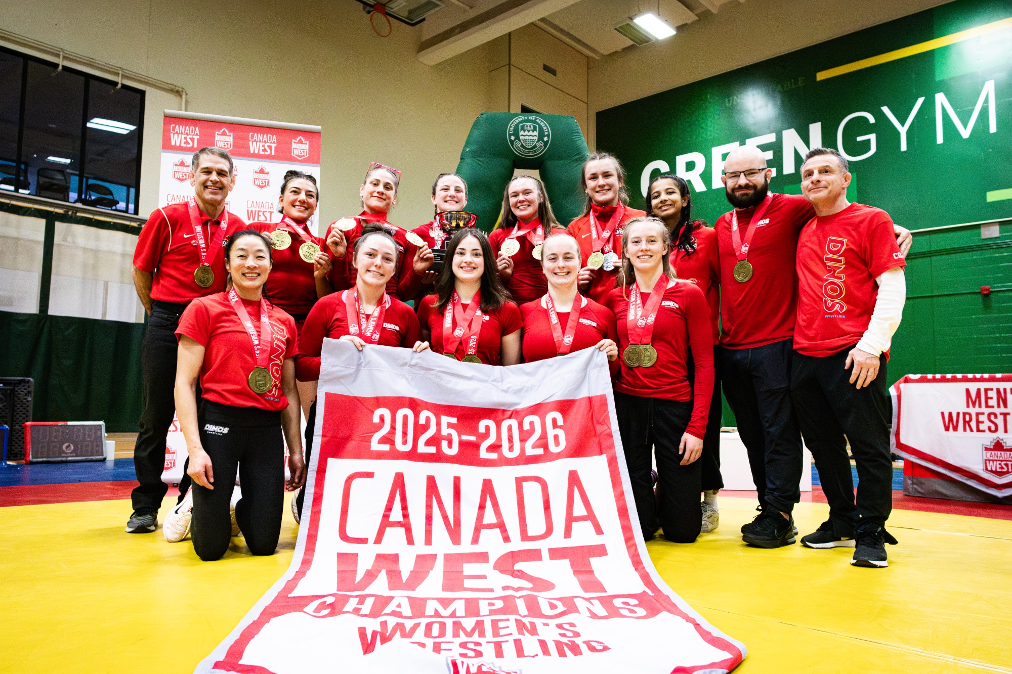 Dinos Women's Wrestling - 2026 Canada West Champions