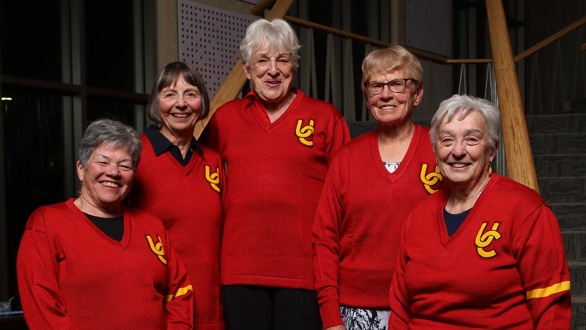 Hall of Fame, 1965-66, Marilyn McNeil, Wendy Carson, Theresa Sekura (Maxwell), Pat Ridley (Rawlusyk), Carolyn Jack (Prellwitz)