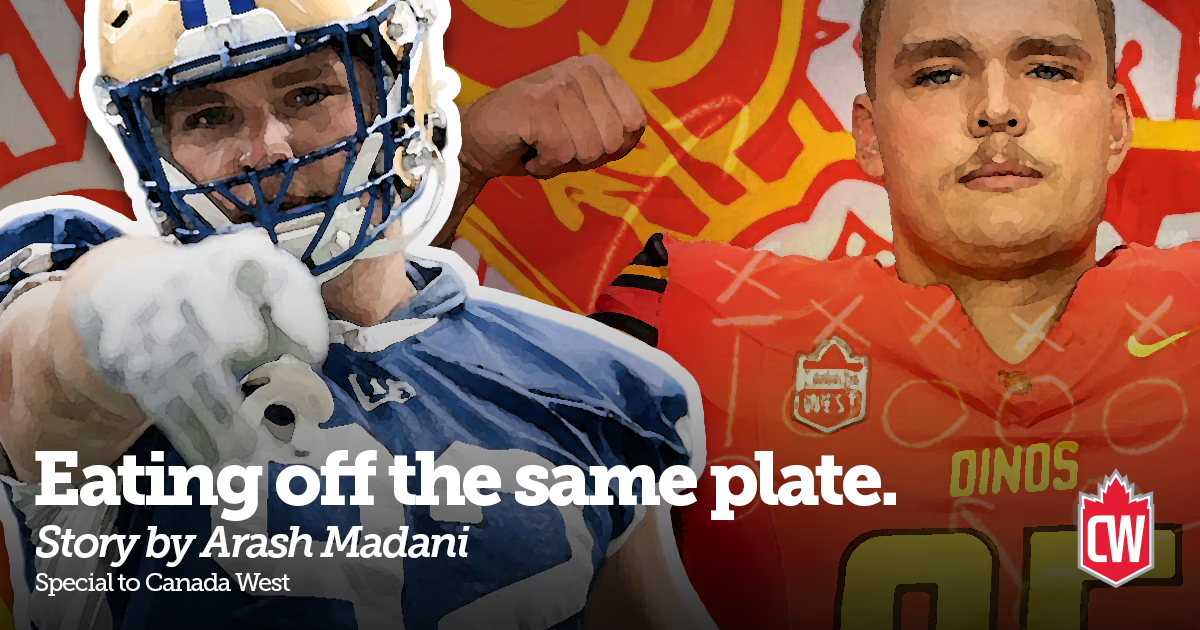 Eating off the same plate