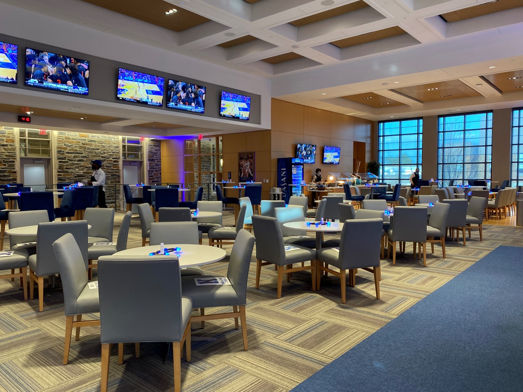 Champions Club inside Cameron Indoor Stadium