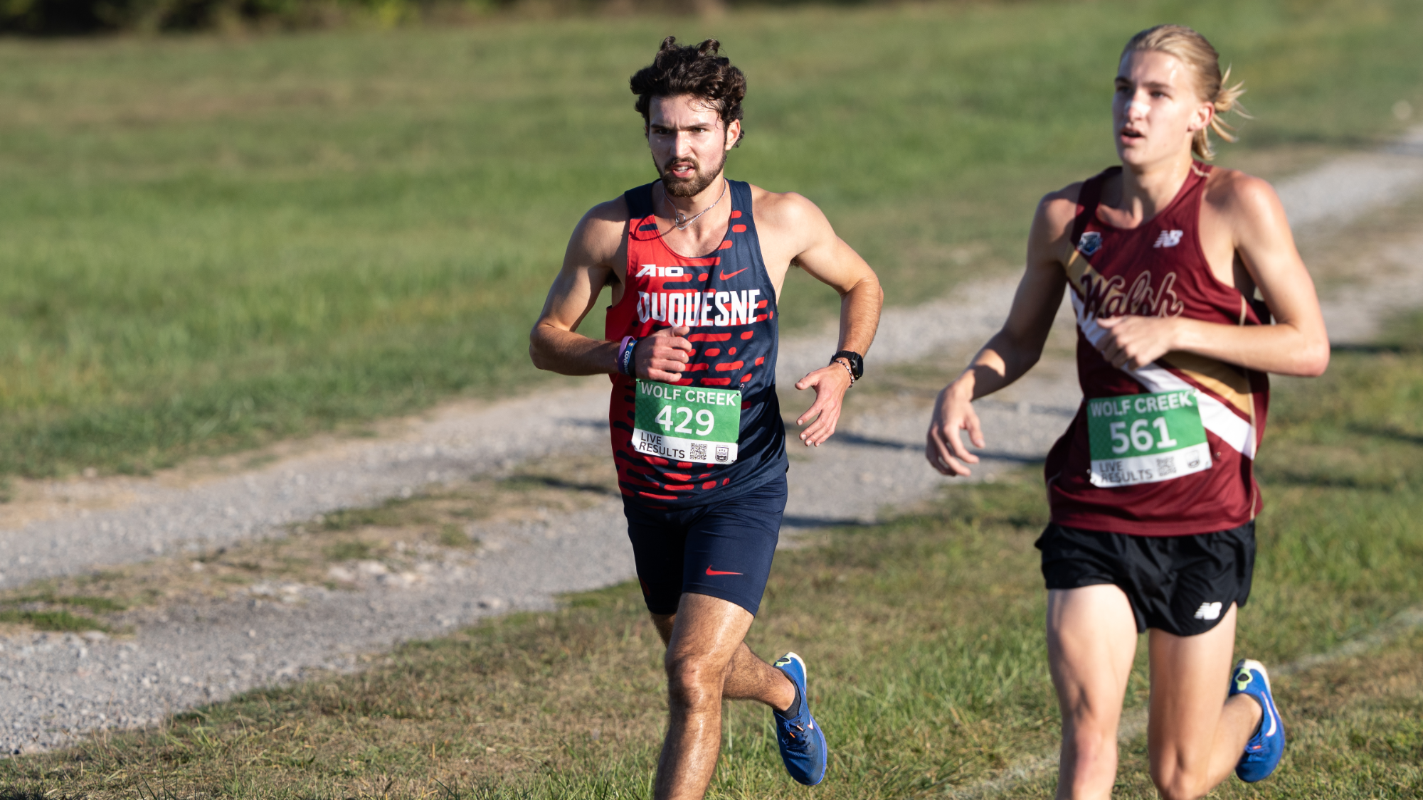 DE LA RIVA RUNS AT RMU XC 2025 