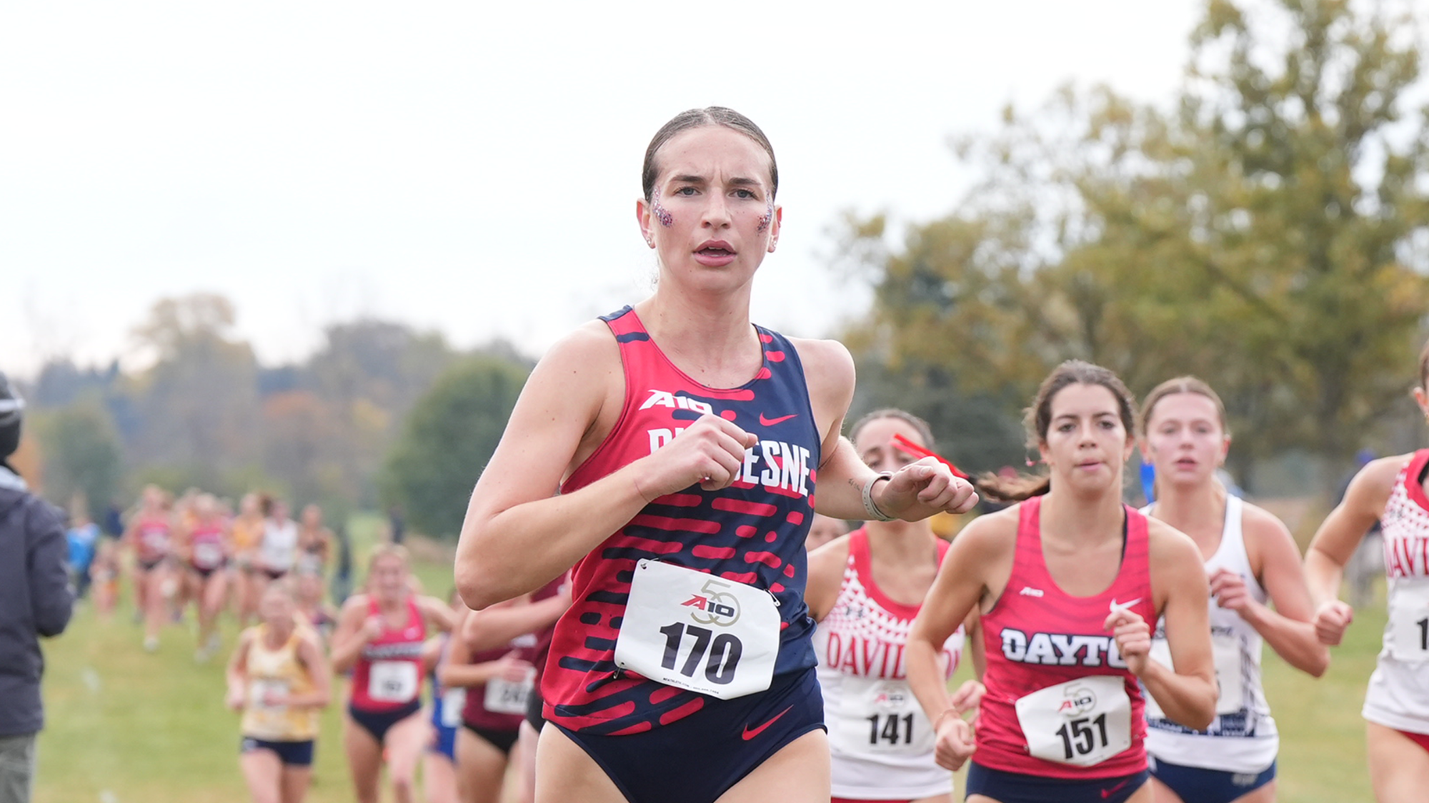 trevenen runs at 2025 a-10 champs